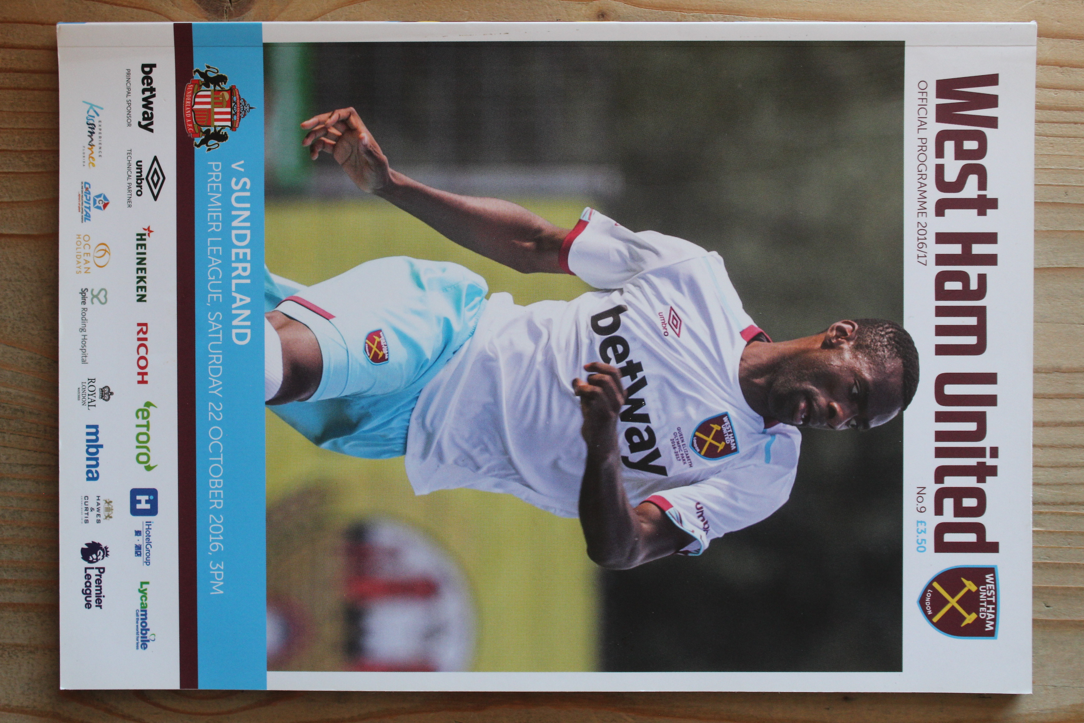 West Ham United FC v Sunderland FC