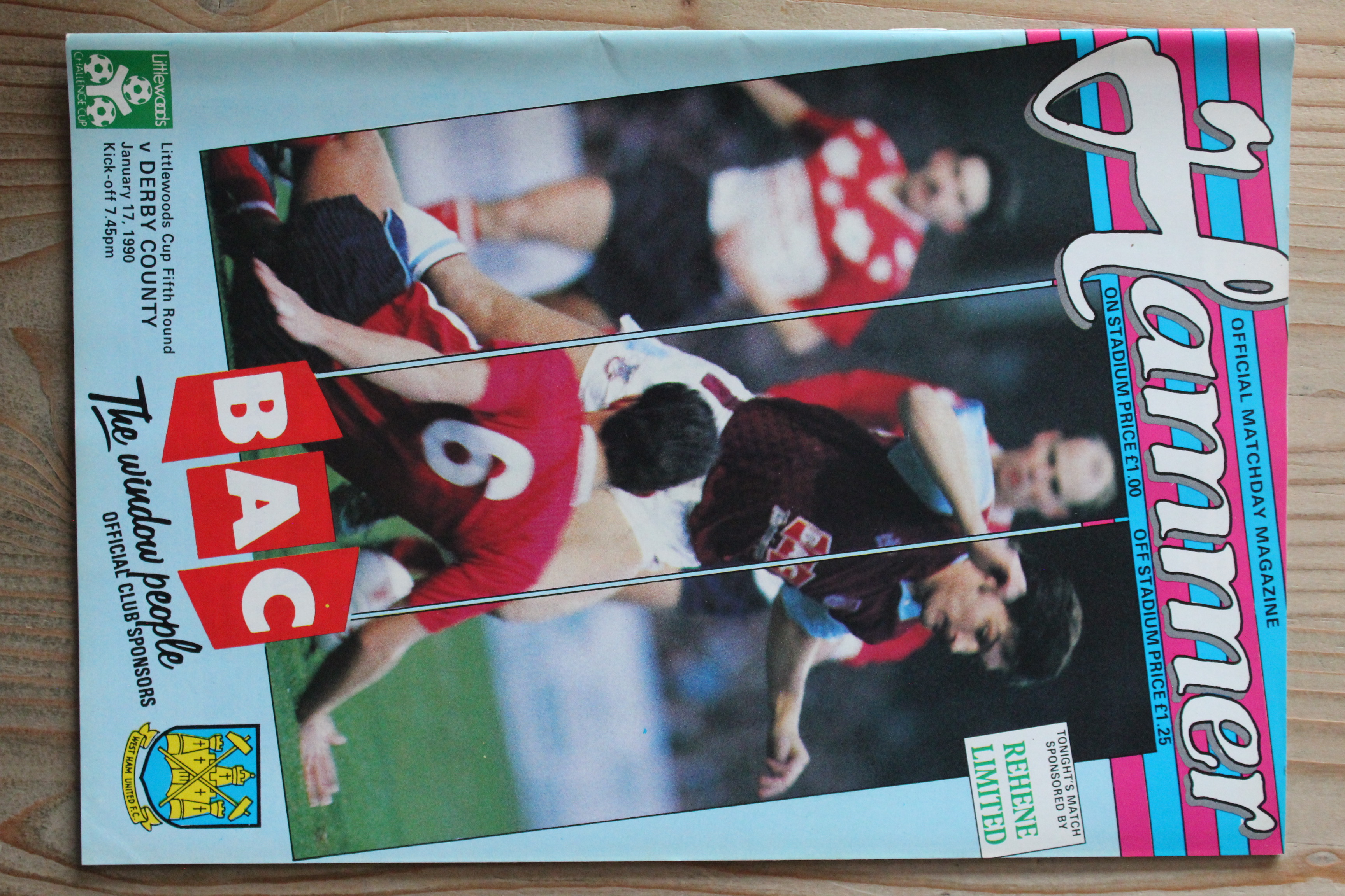 West Ham United FC v Derby County FC