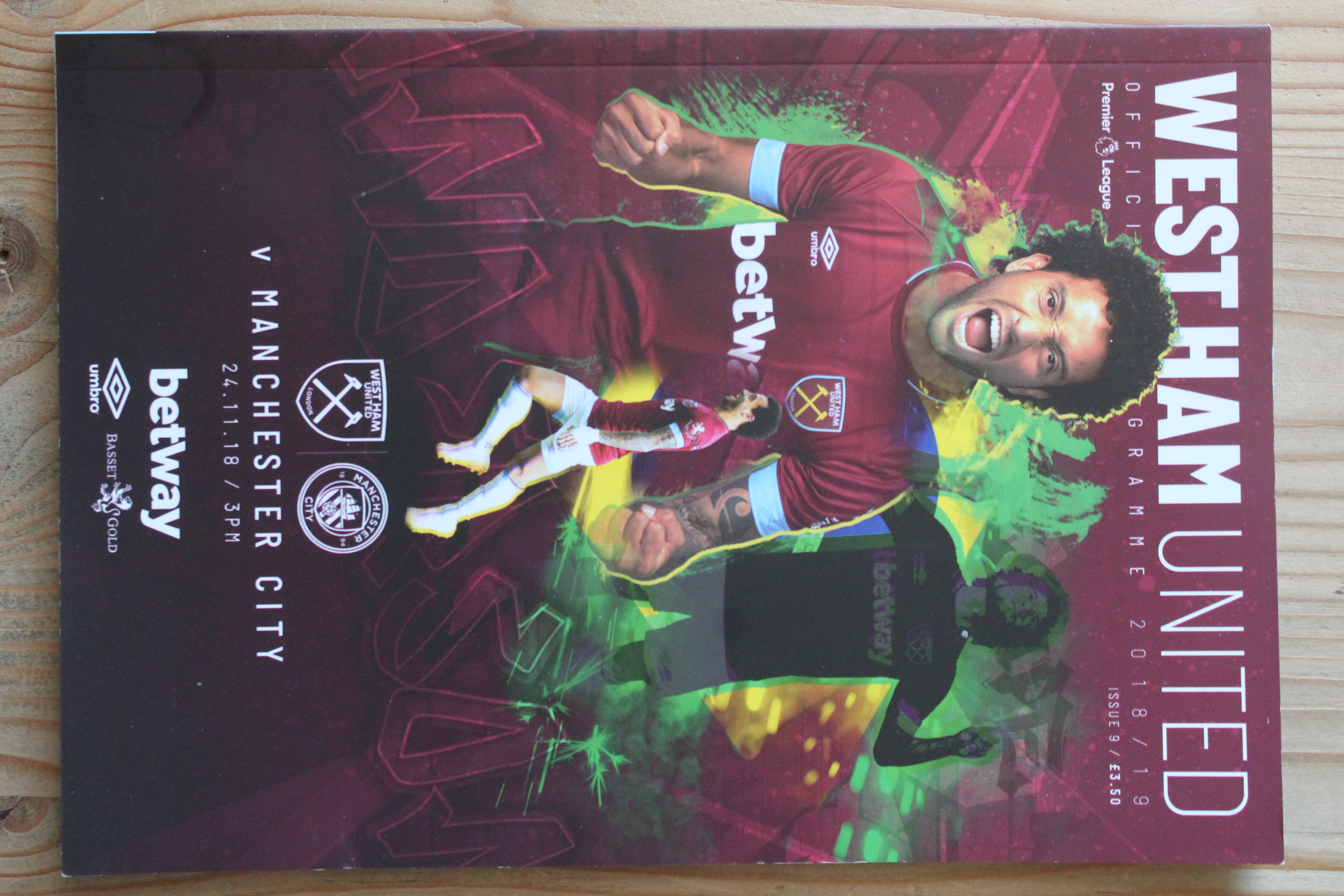 West Ham United FC v Manchester City FC
