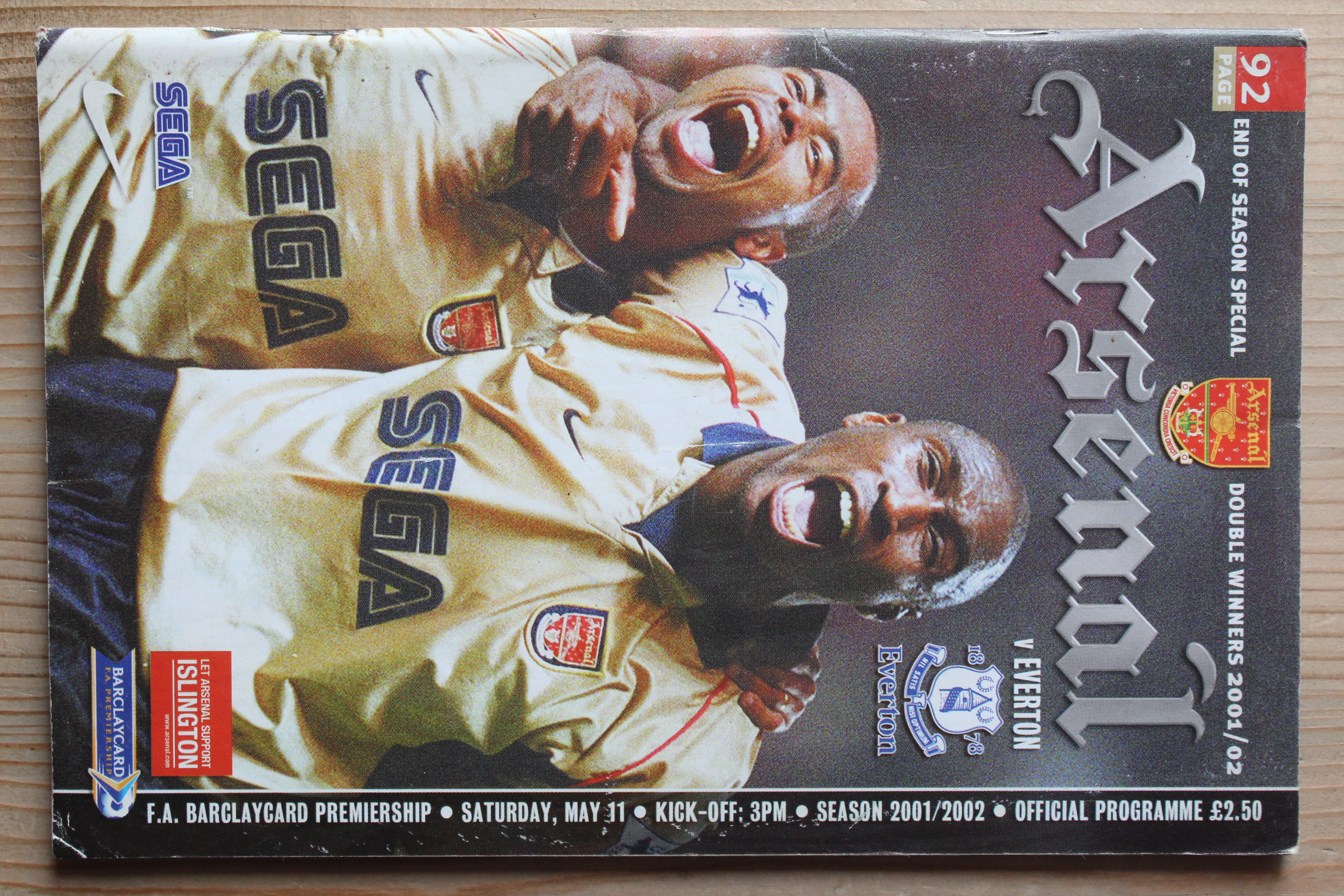 Arsenal FC v Everton FC