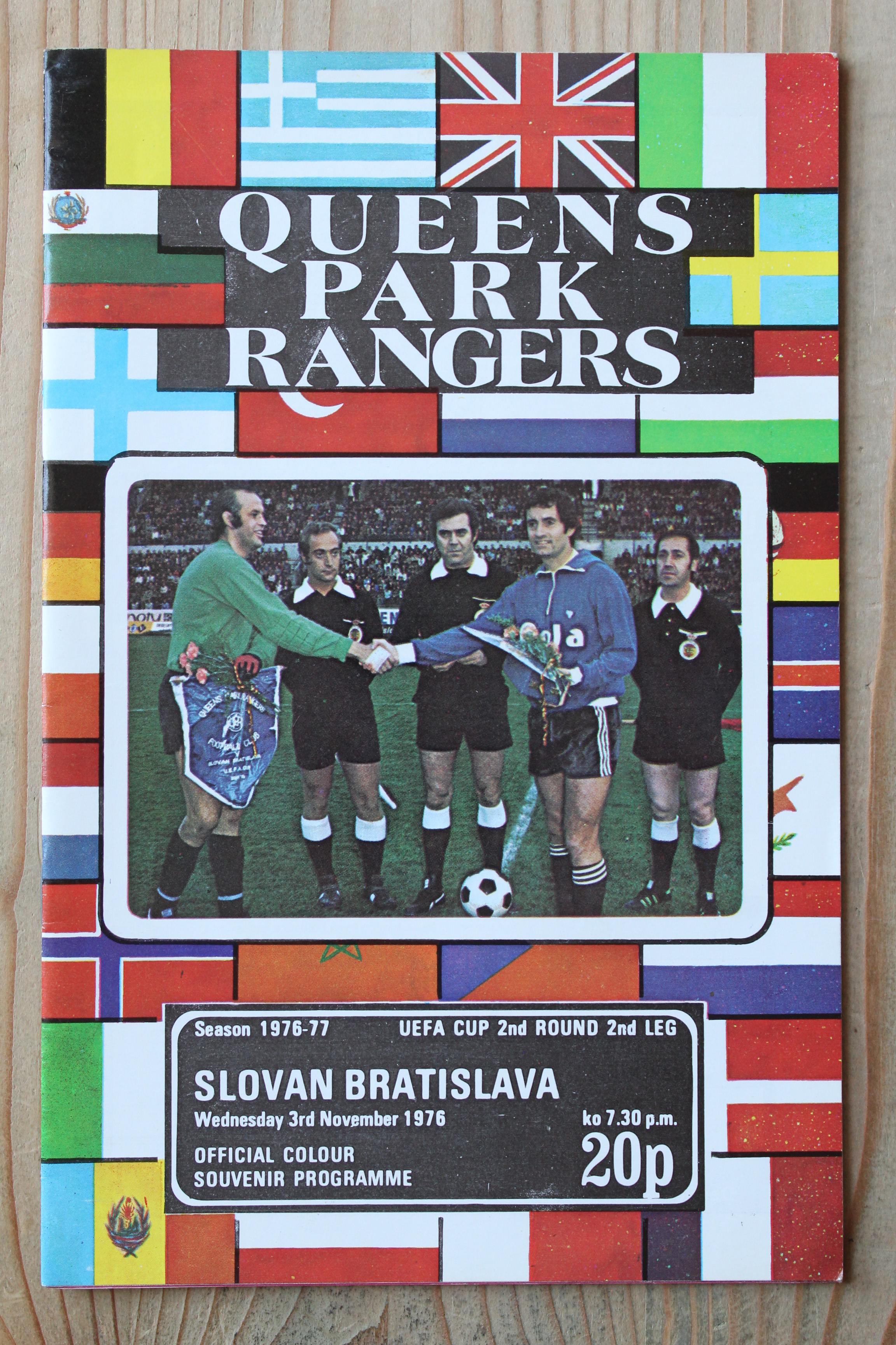 Queens Park Rangers FC v Slovan Bratislava (Czechoslolovakia)
