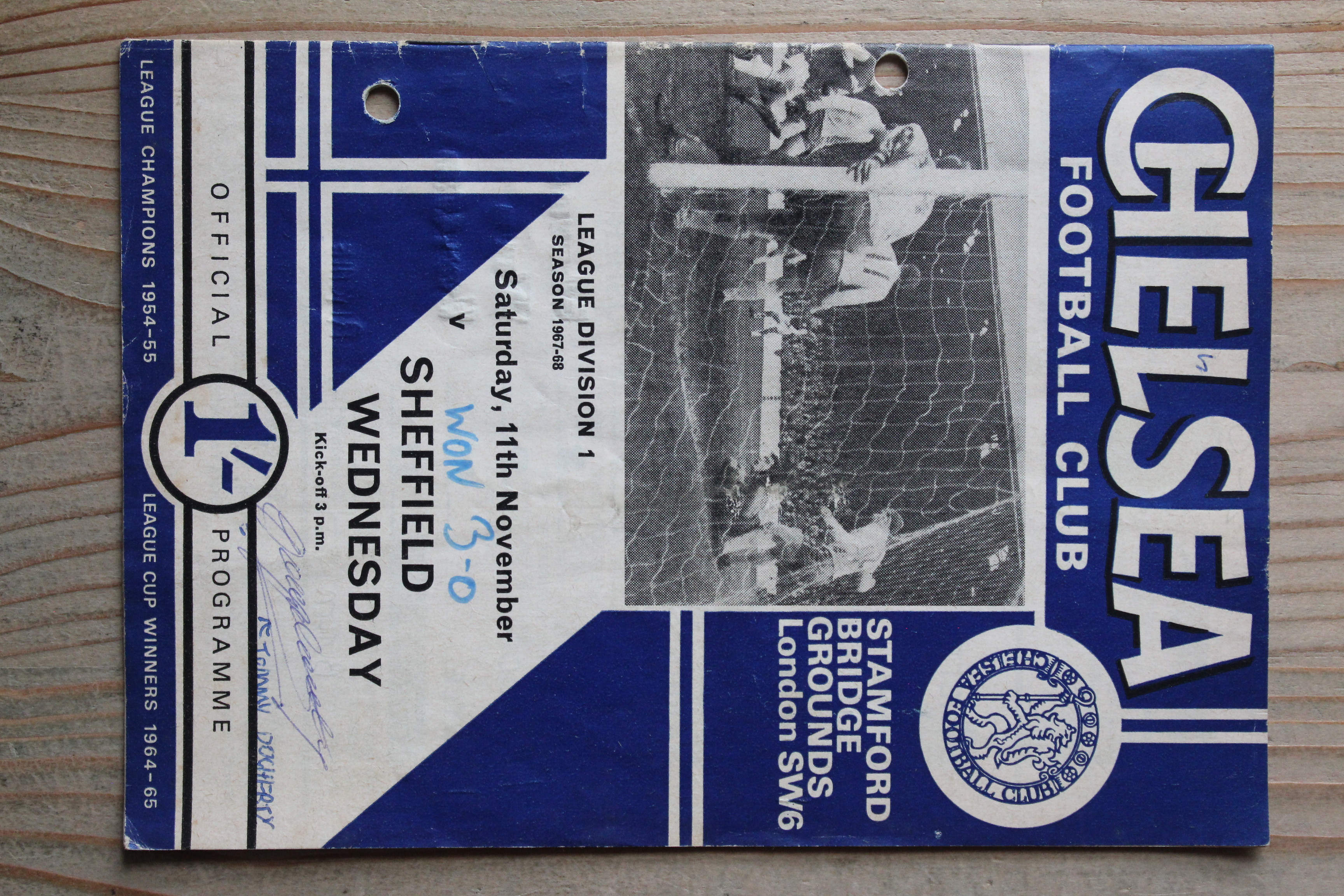Chelsea FC v Sheffield Wednesday FC 