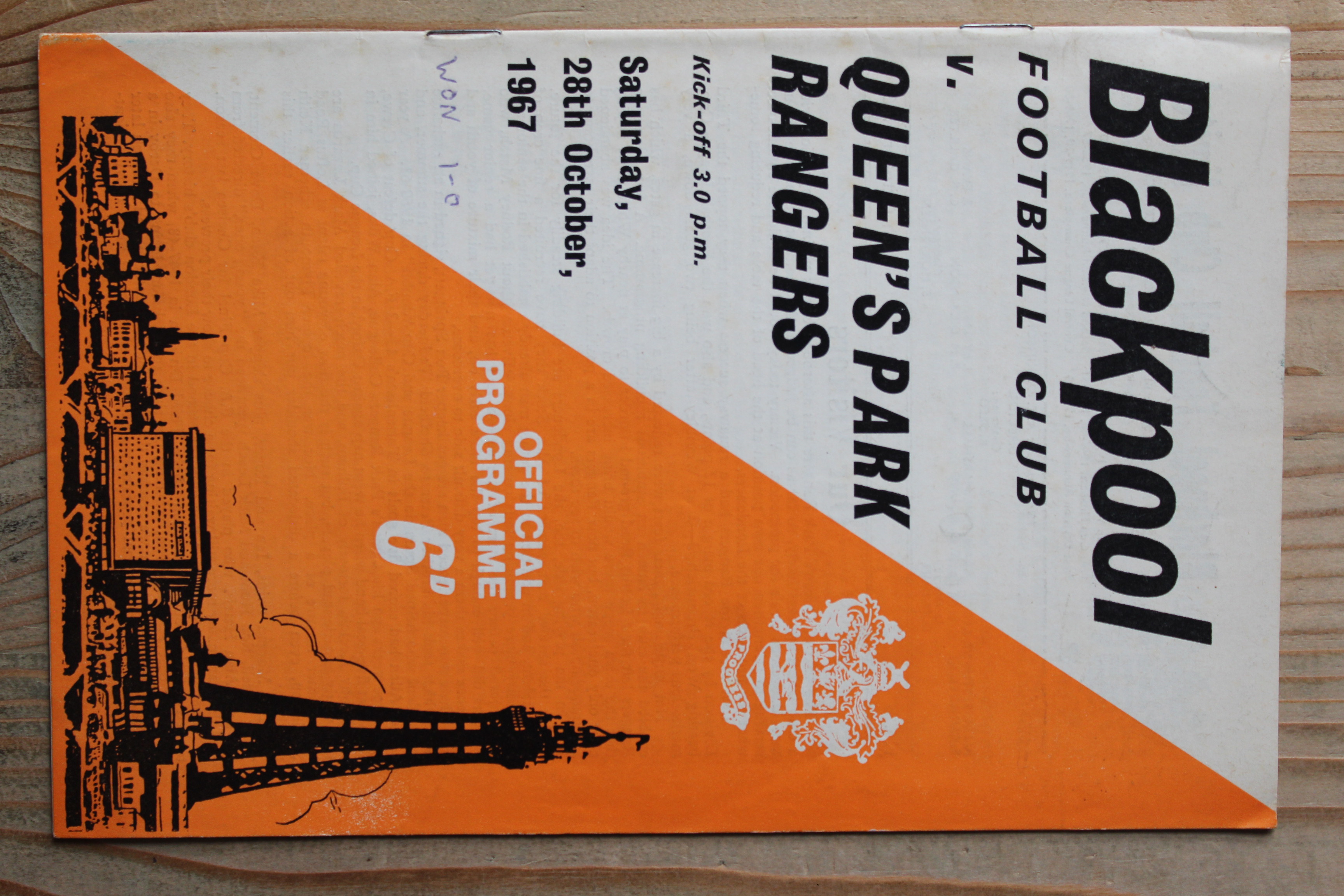 Blackpool FC v Queens Park Rangers FC