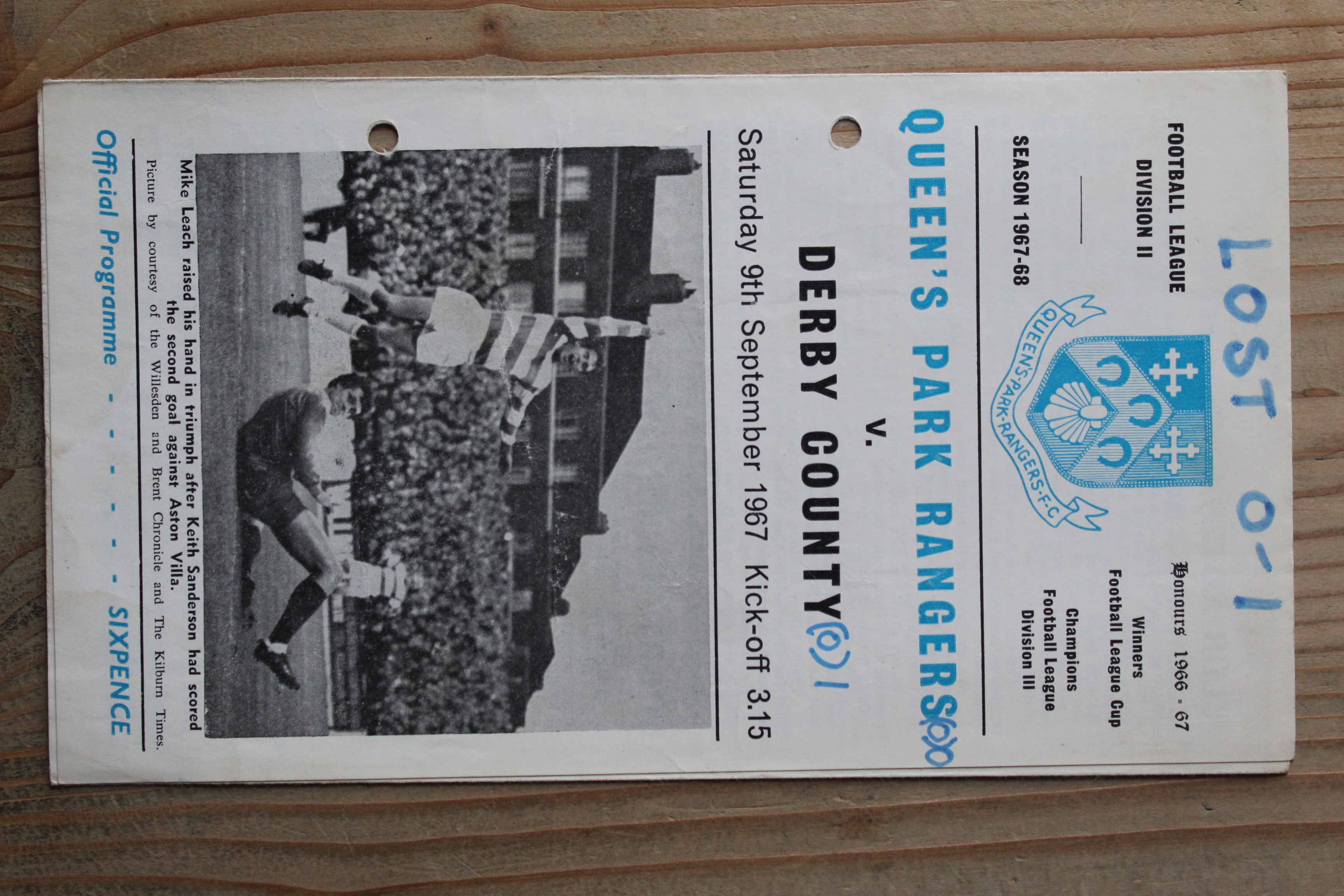 Queens Park Rangers FC v Derby County FC