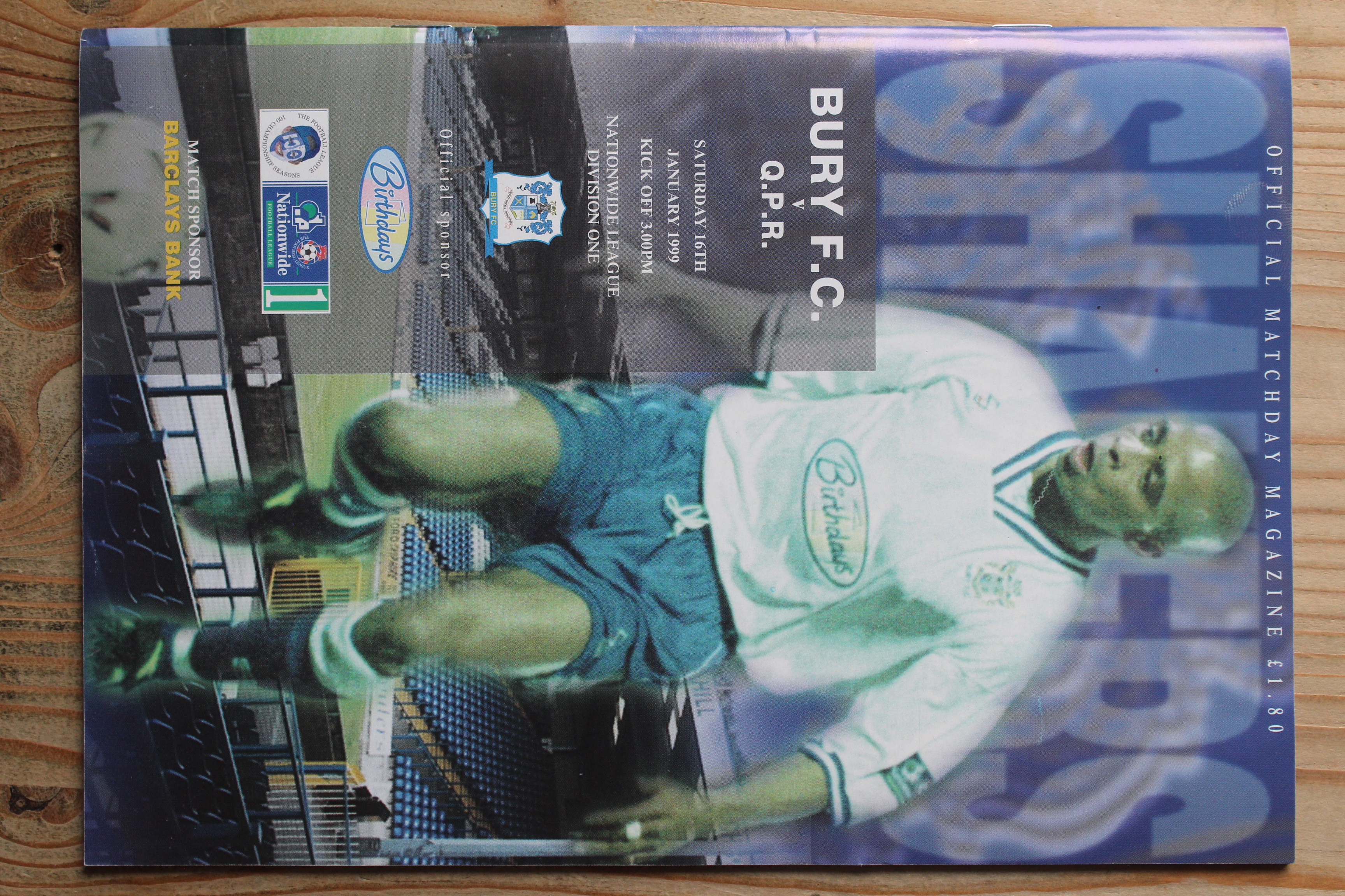 Bury FC v Queens Park Rangers FC