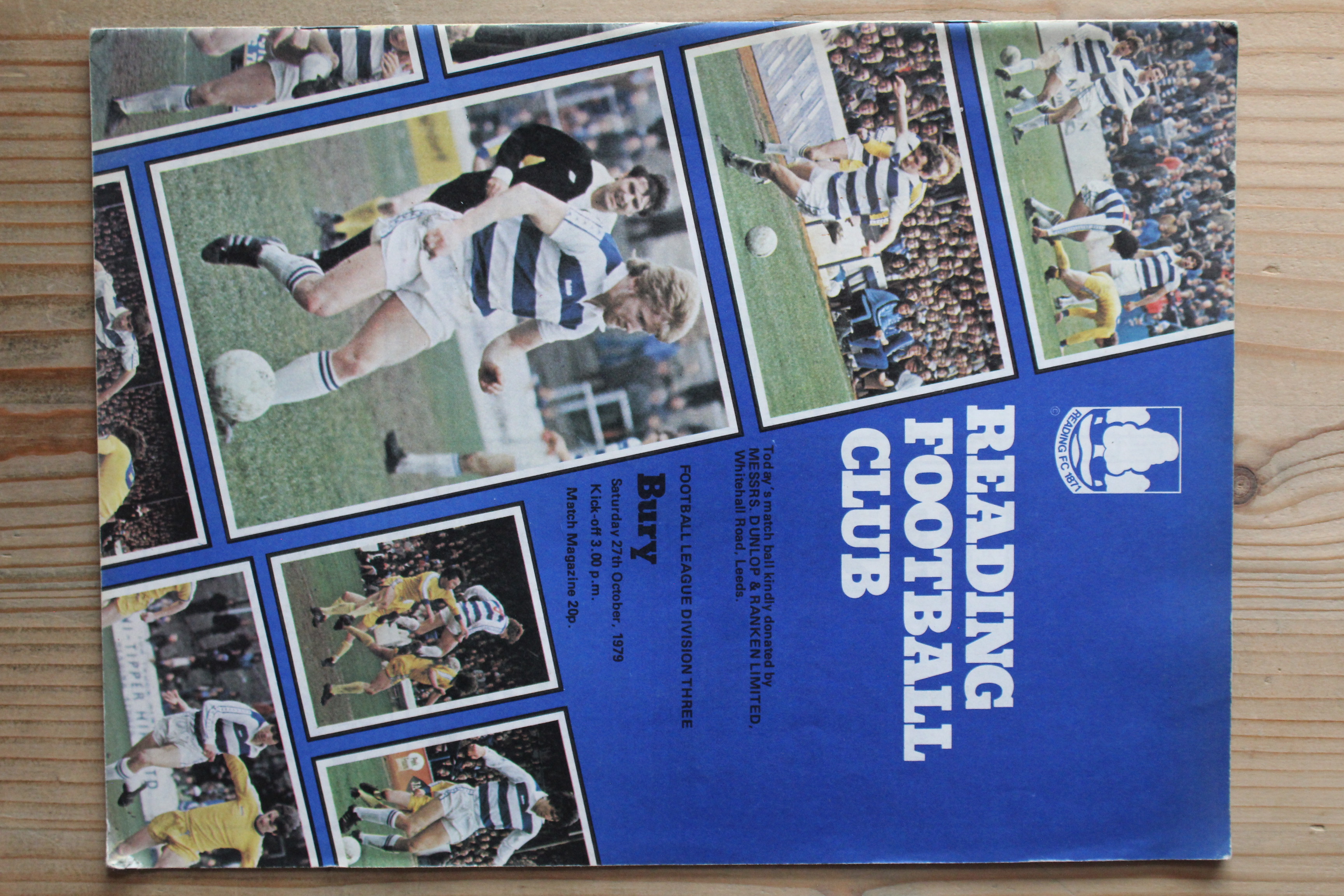 Reading FC v Bury FC