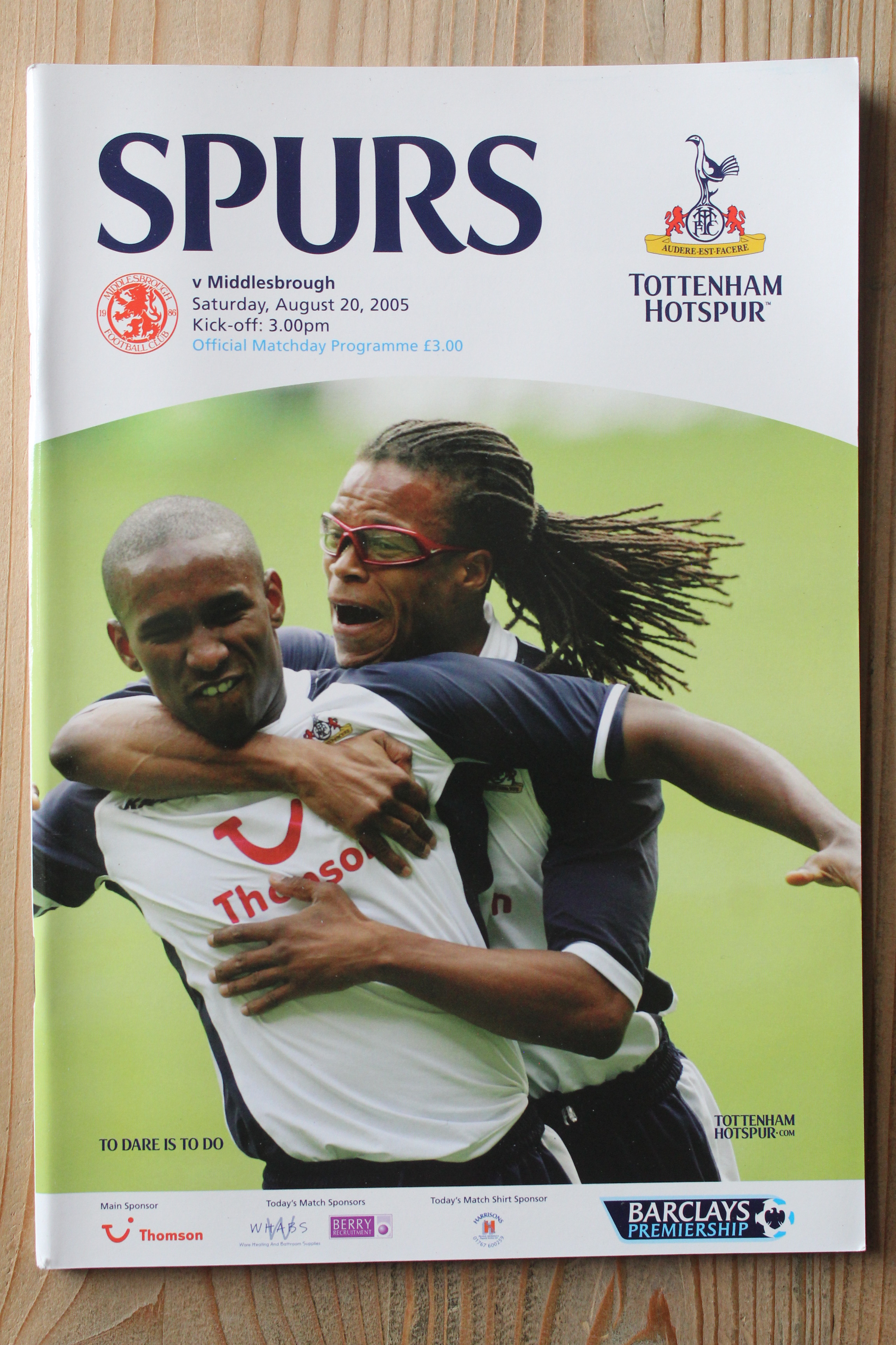 Tottenham Hotspur FC v Middlesbrough FC