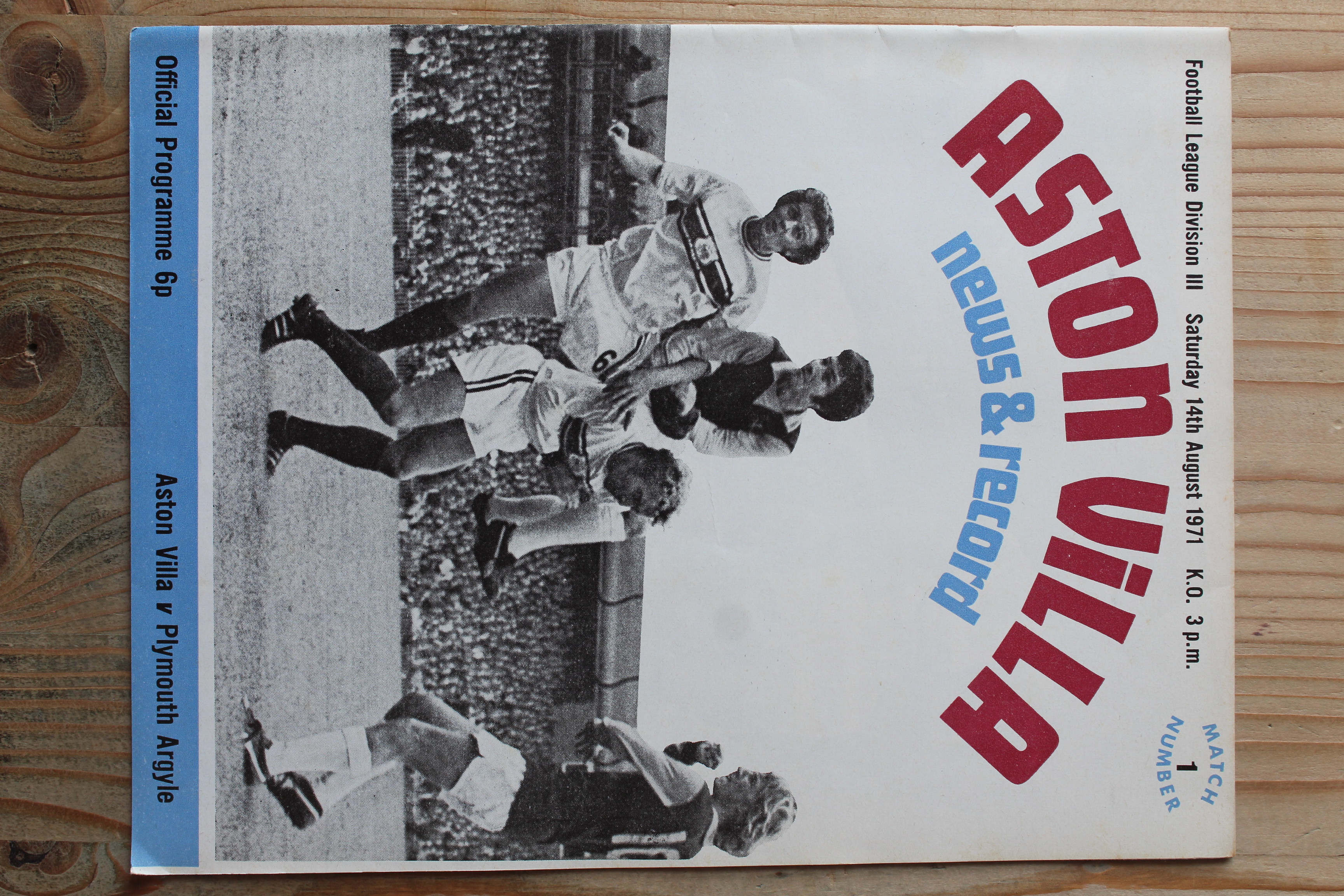 Aston Villa FC v Plymouth Argyle FC