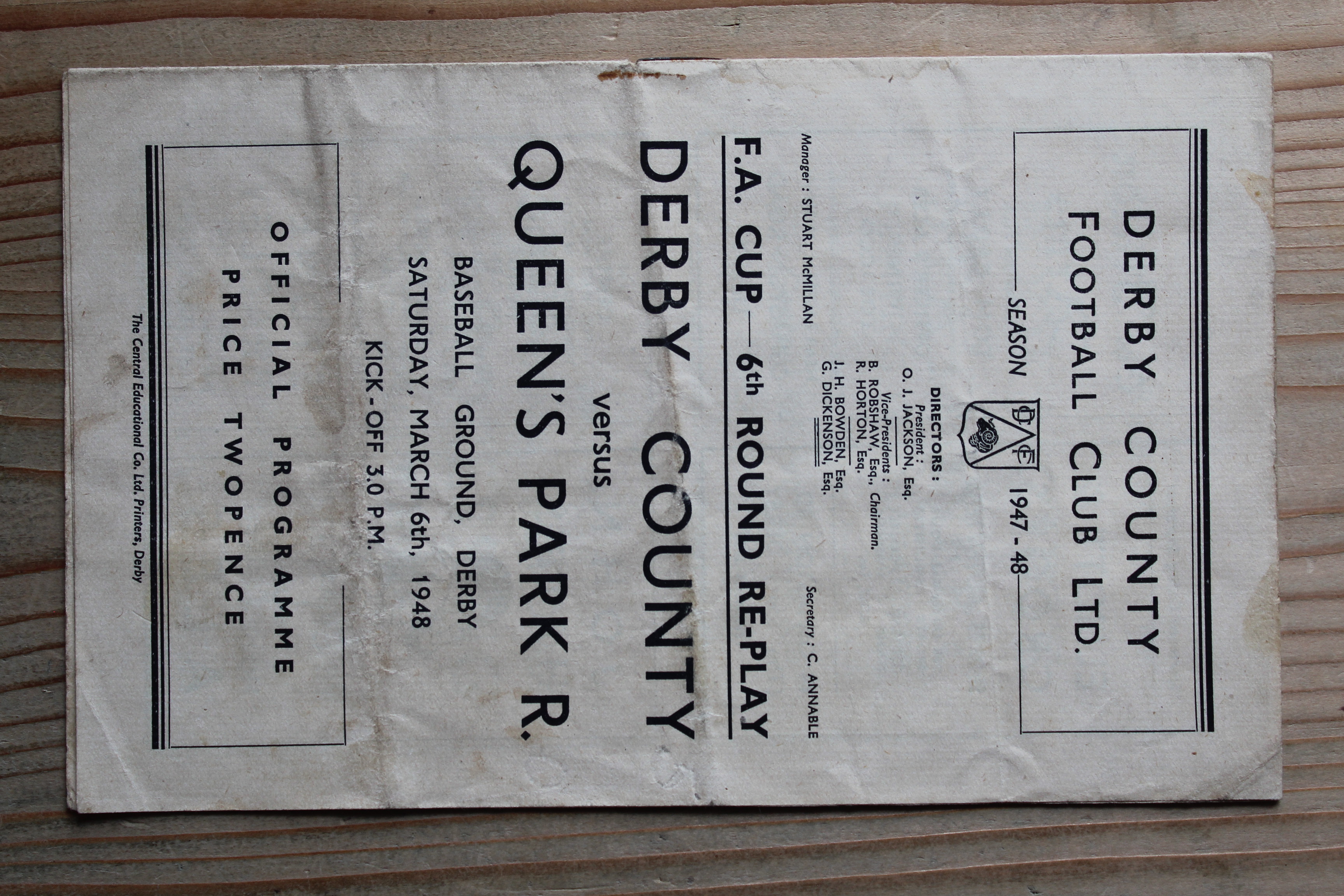 Derby County FC v Queens Park Rangers FC