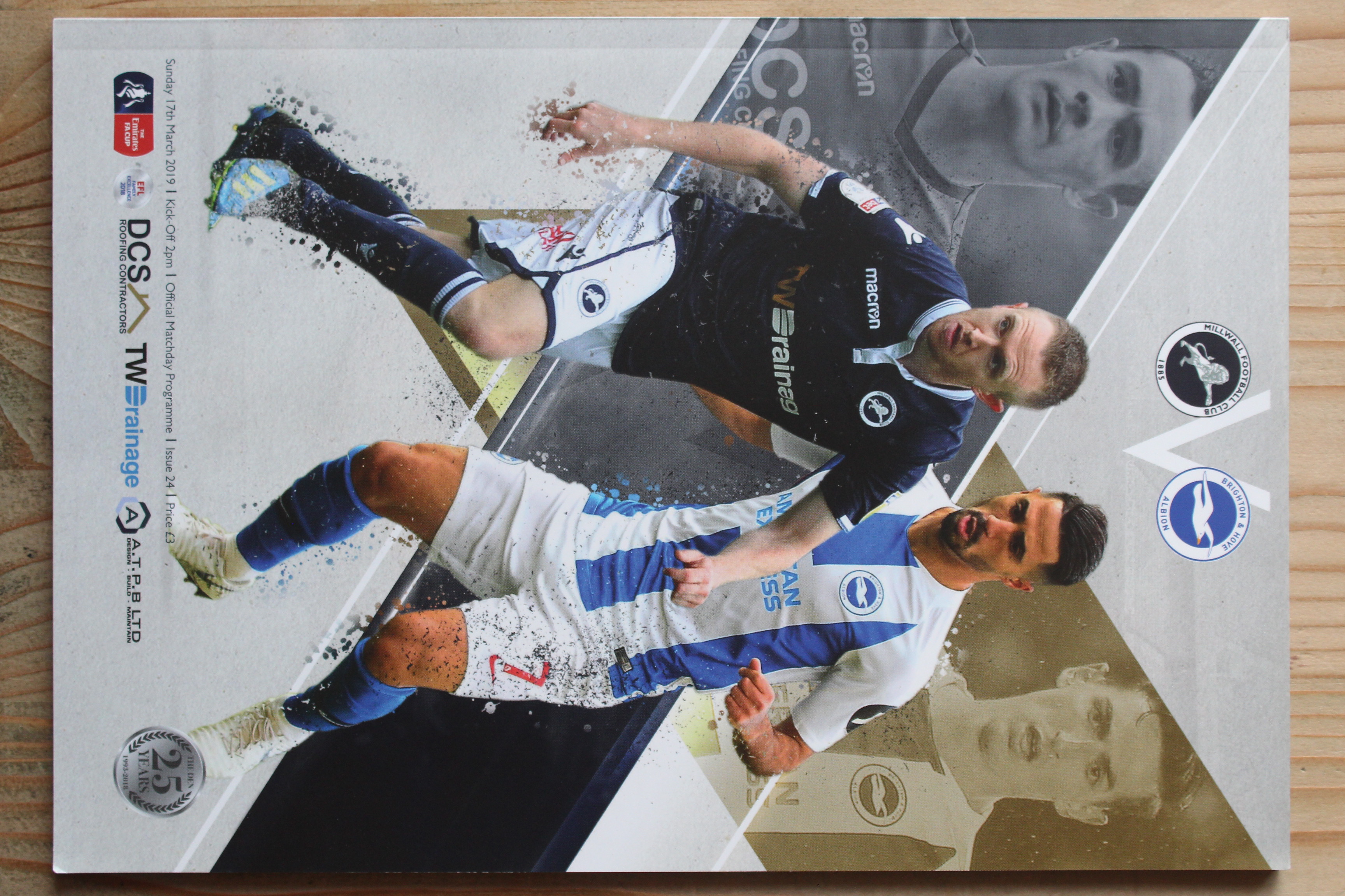 Millwall FC v Brighton & Hove Albion FC