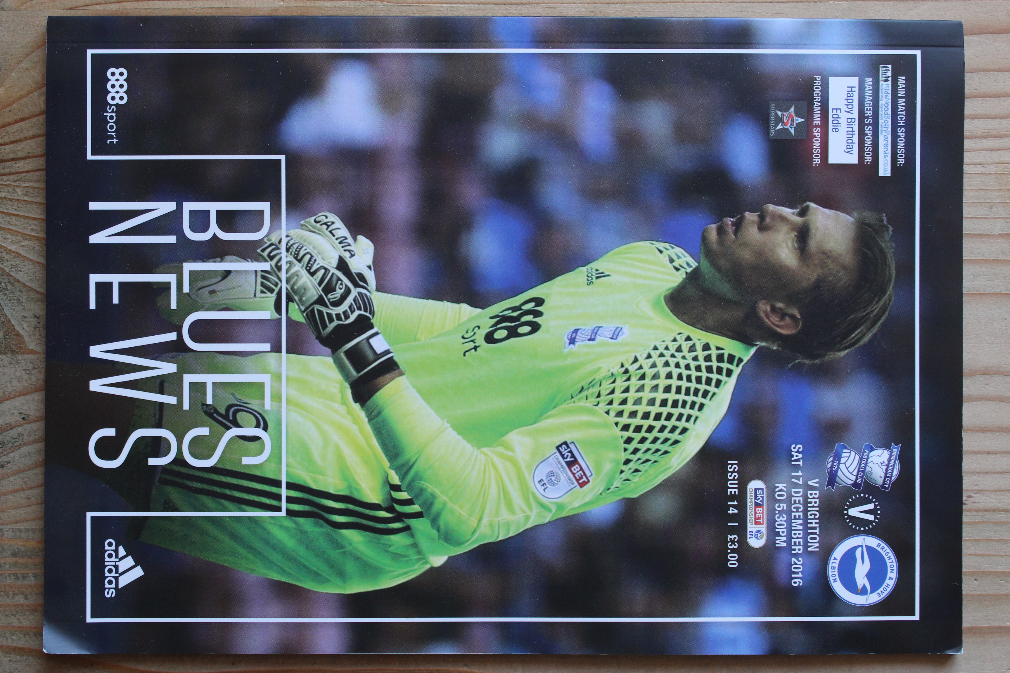 Birmingham City FC v Brighton & Hove Albion FC