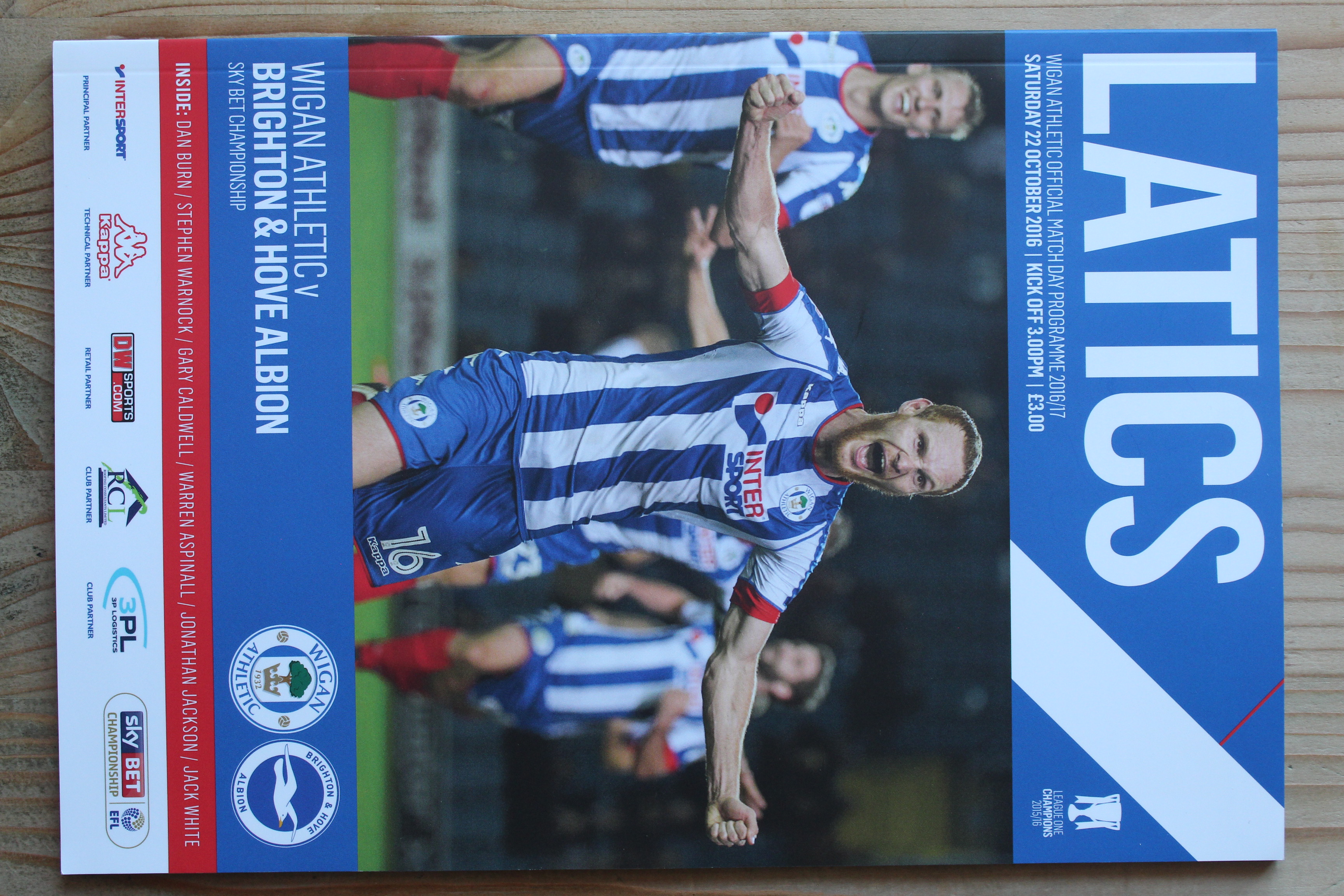 Wigan Athletic FC v Brighton & Hove Albion FC
