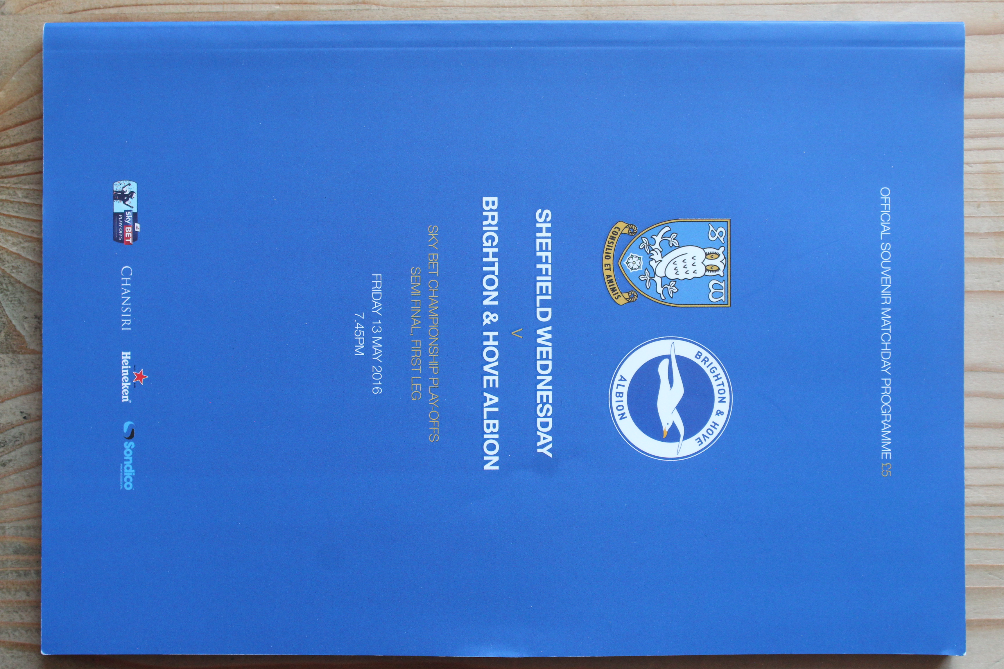 Sheffield Wednesday FC  v Brighton & Hove Albion FC
