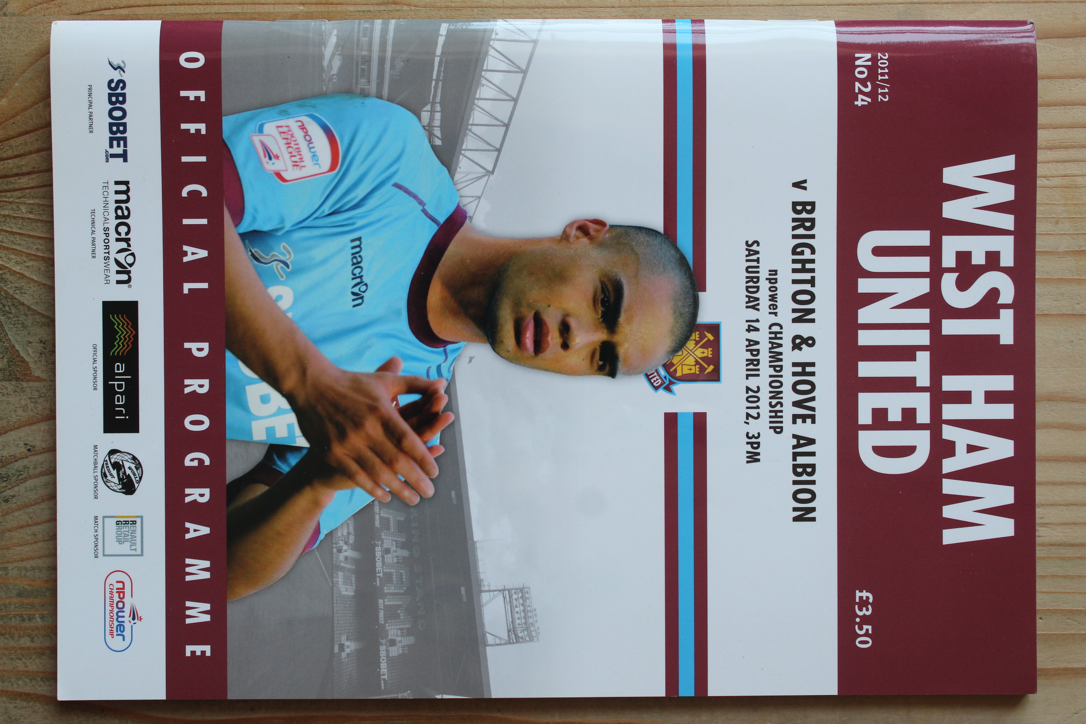 West Ham United FC v Brighton & Hove Albion FC