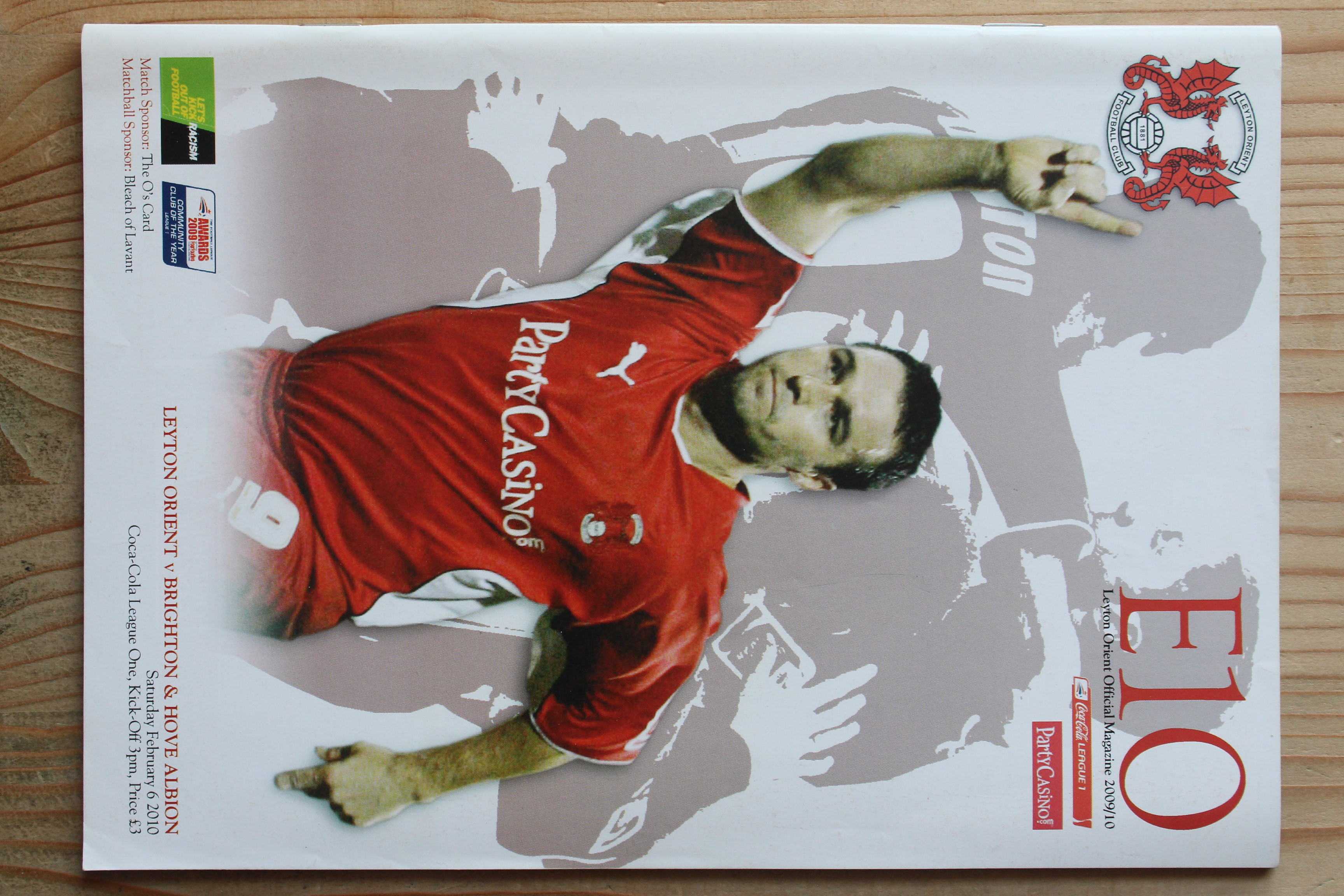 Leyton Orient FC v Brighton & Hove Albion FC
