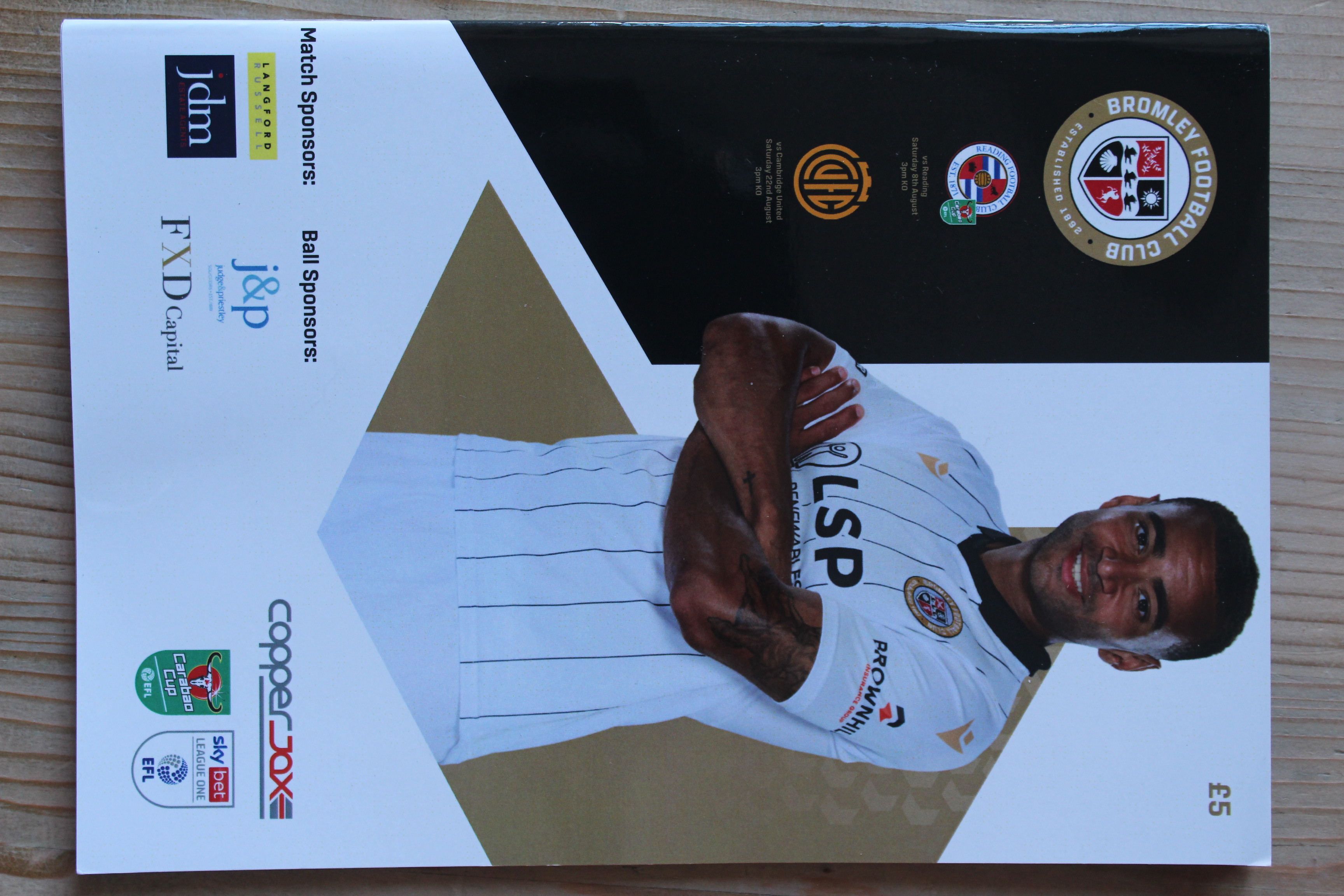 Bromley FC v Reading FC
