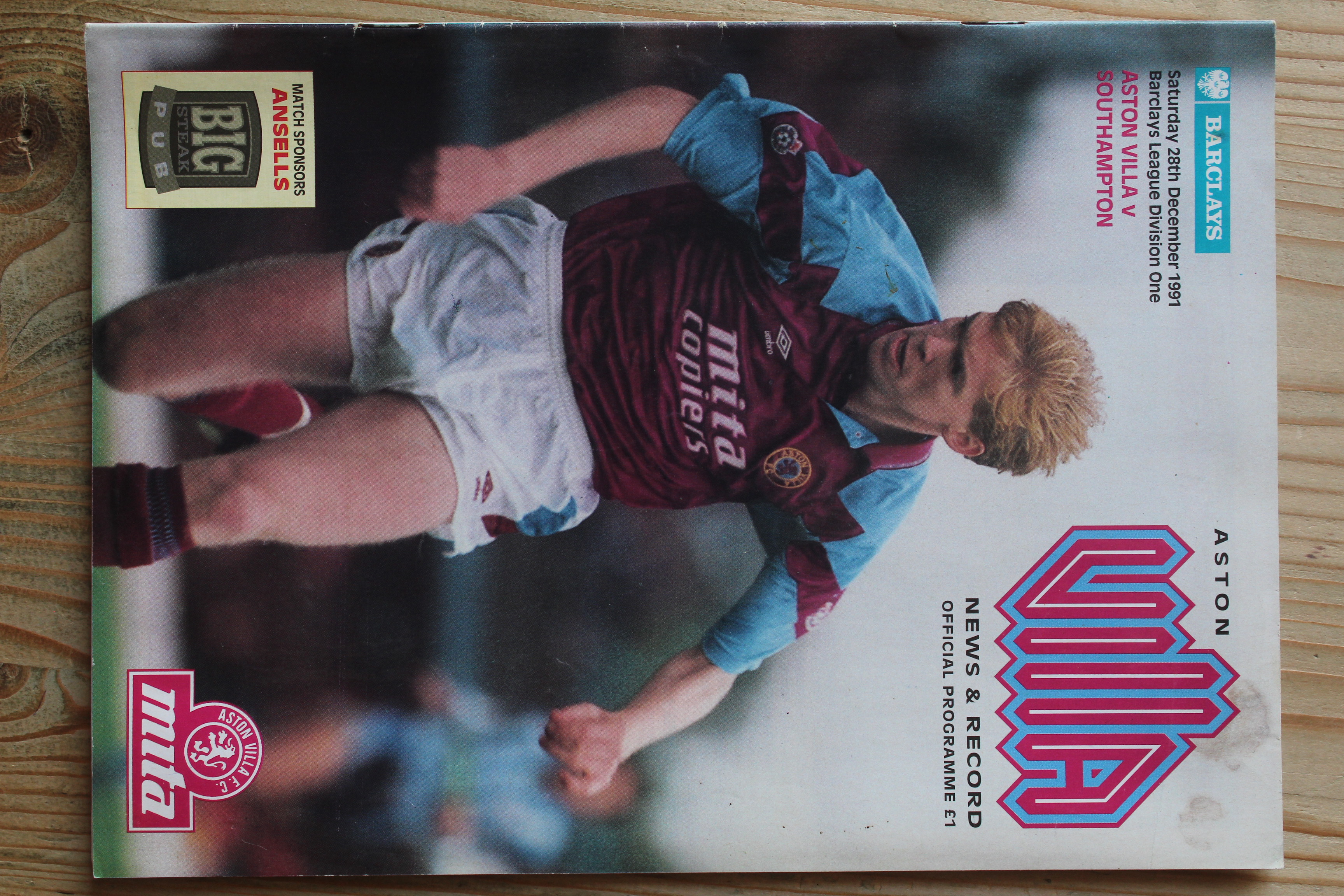 Aston Villa FC v Southampton FC