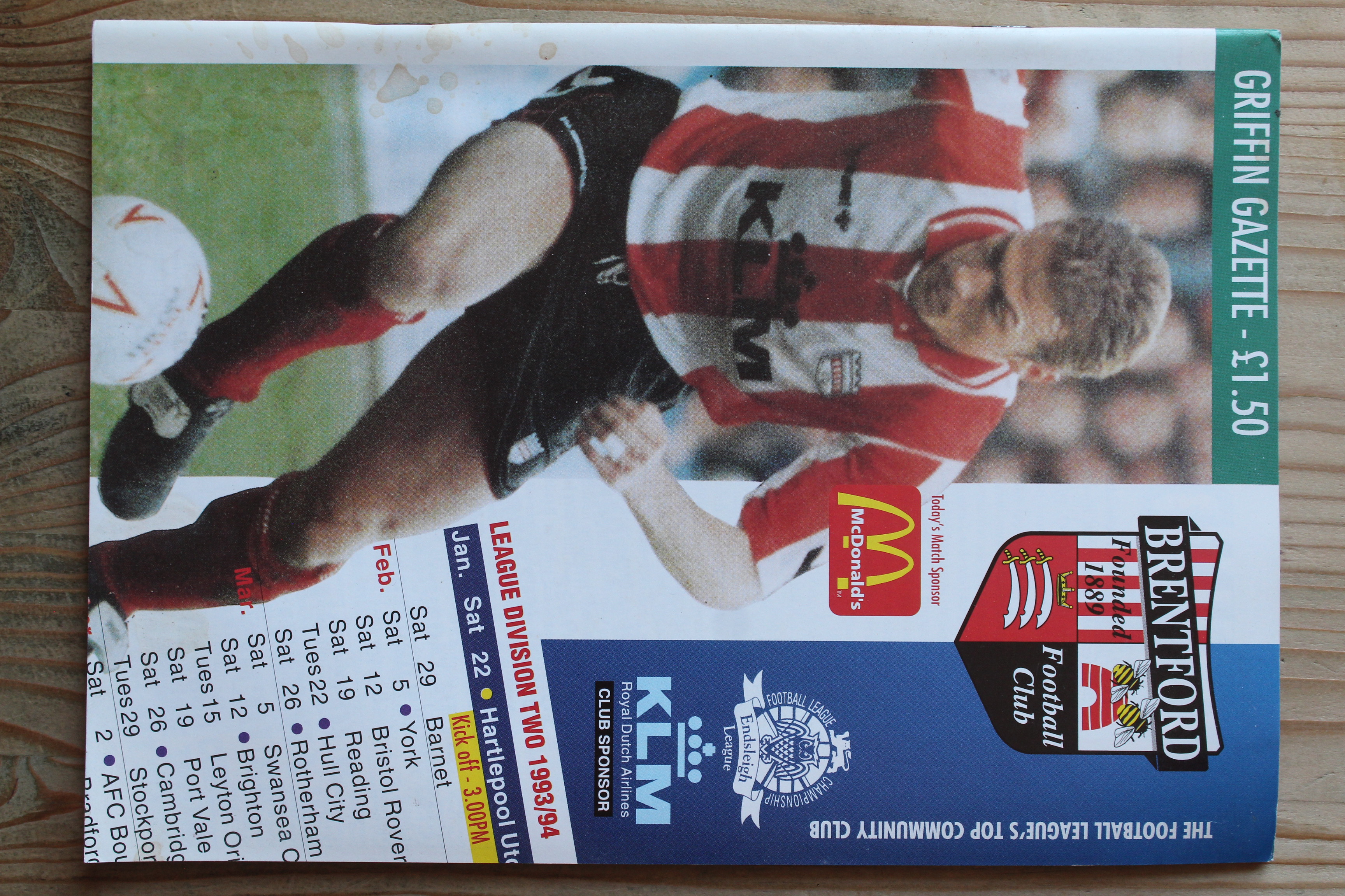 Brentford FC v Hartlepool United