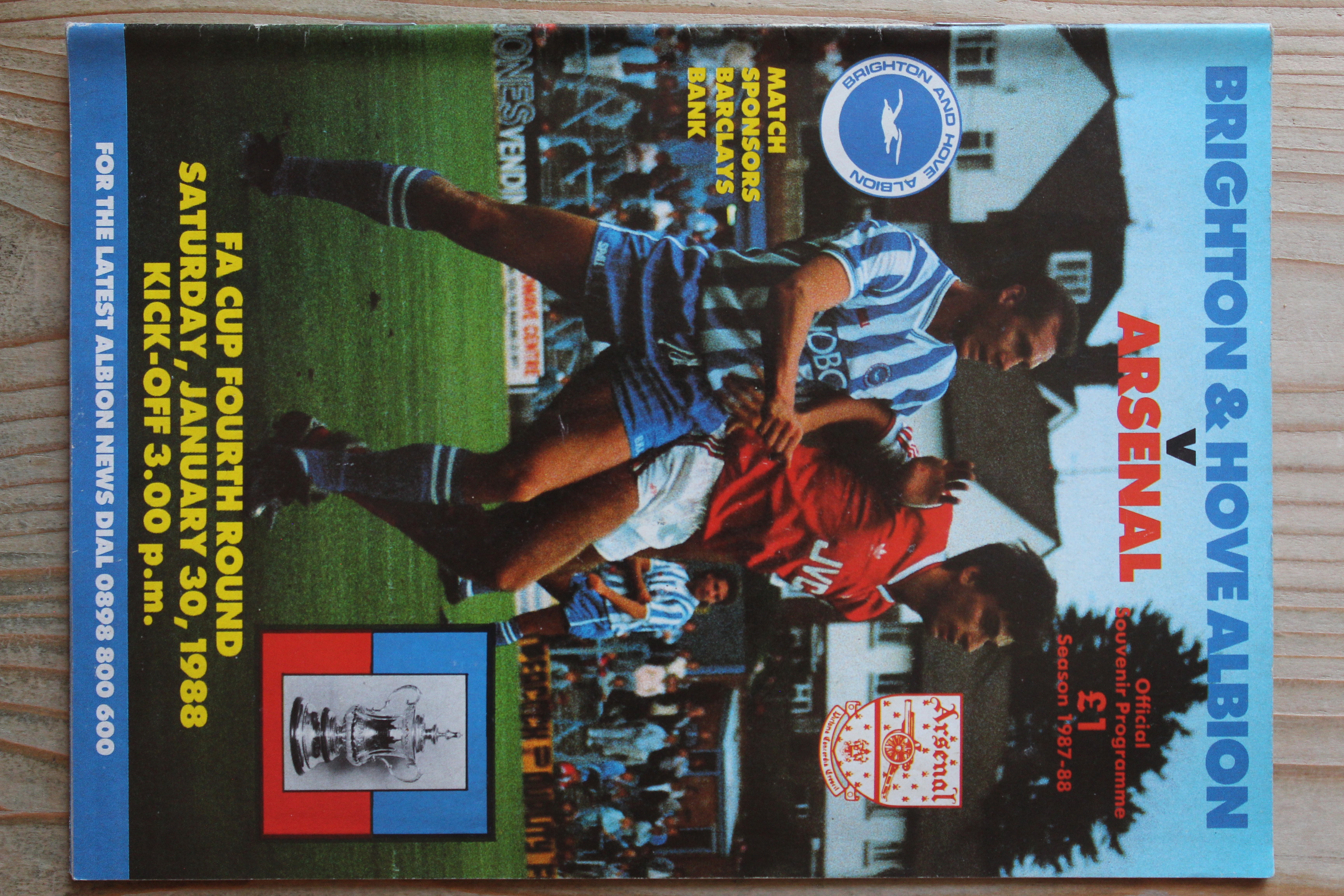 Brighton & Hove Albion FC v Arsenal FC