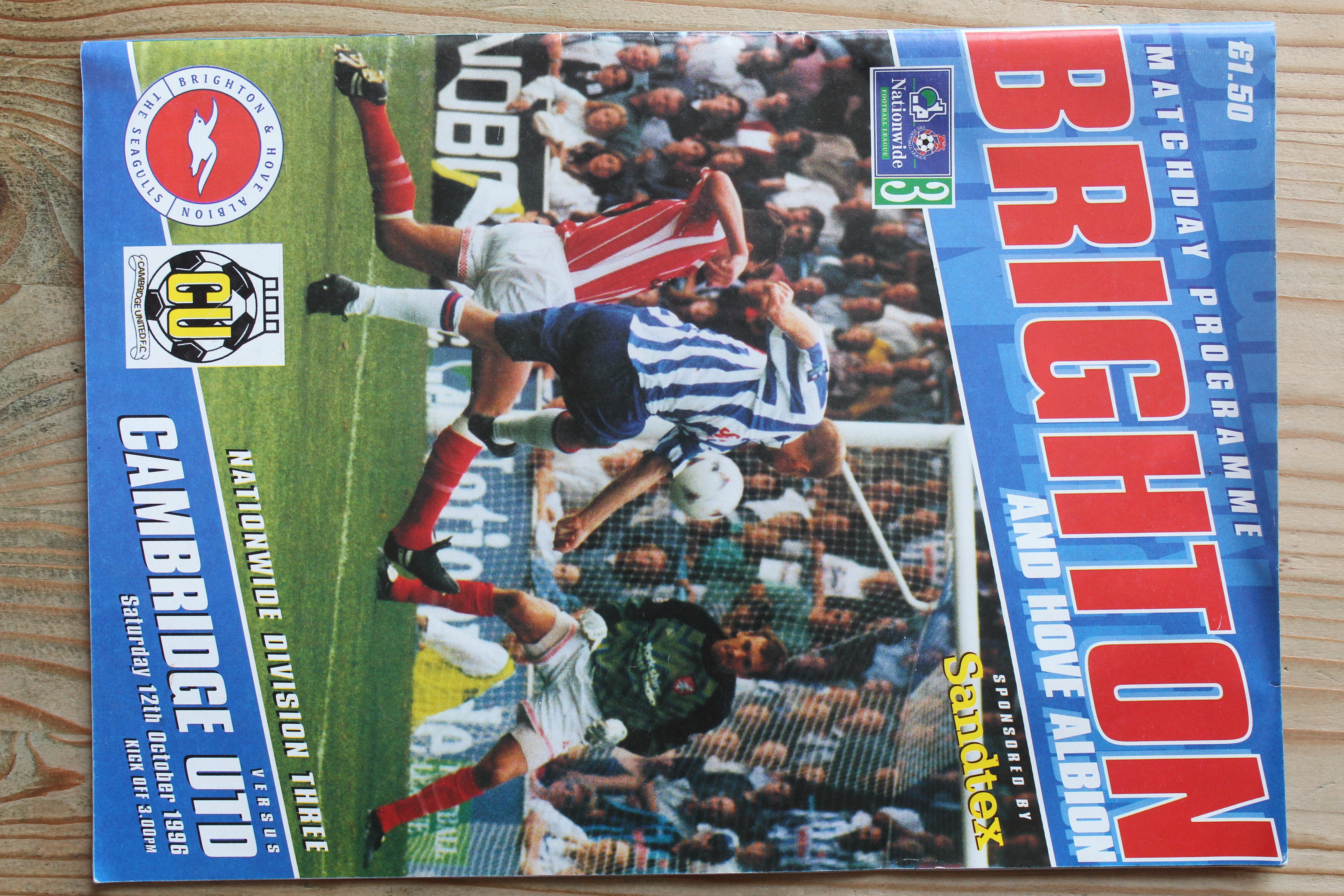 Brighton & Hove Albion FC v Cambridge United FC