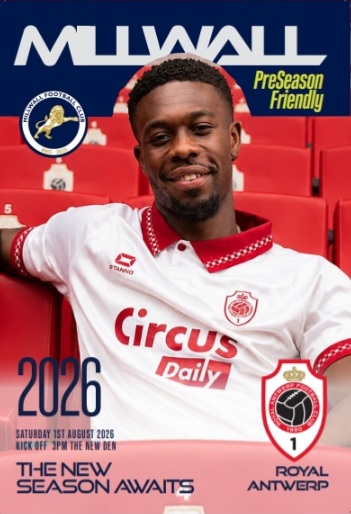 Millwall FC v Antwerp(01/08/2026)