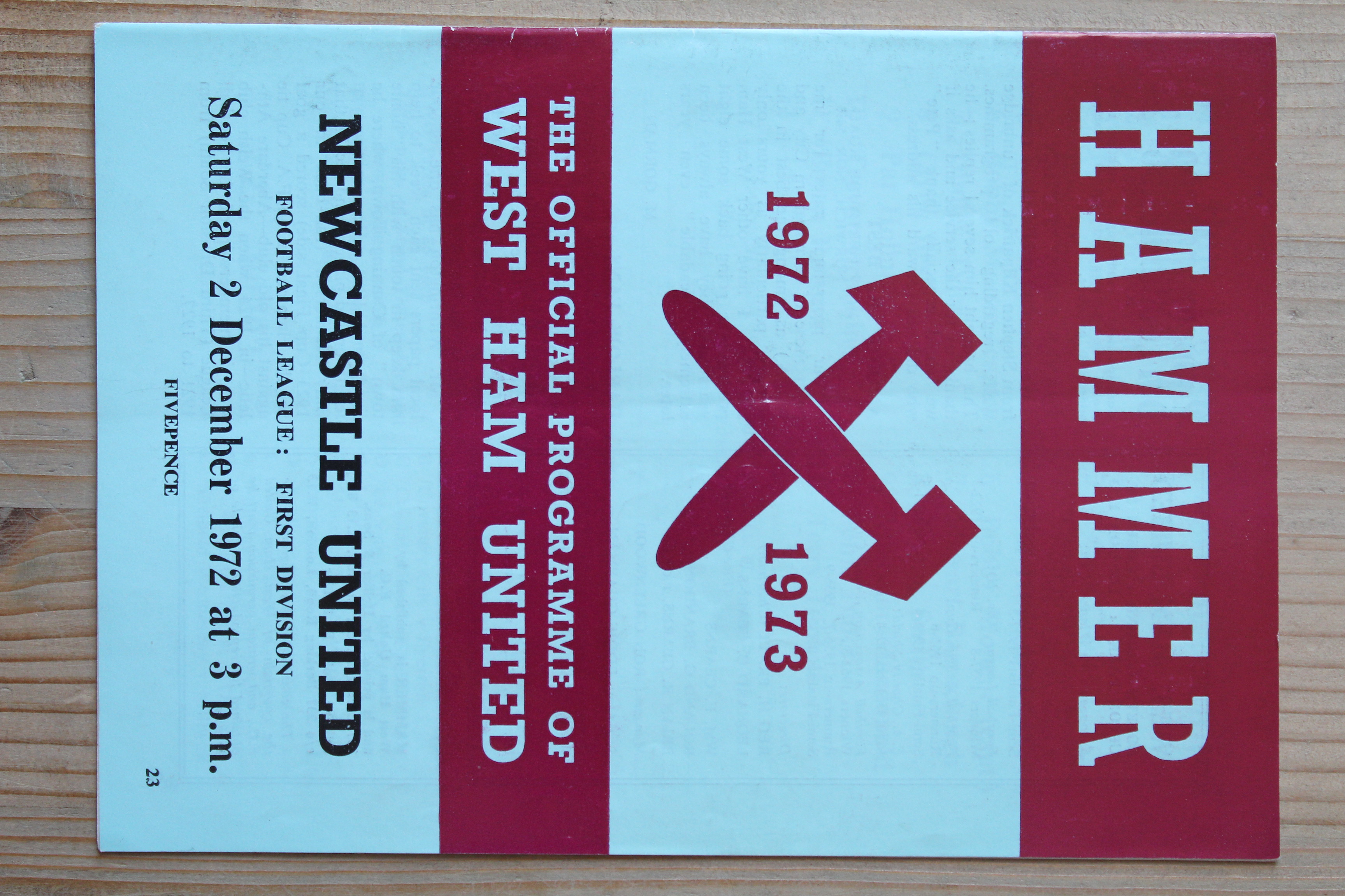West Ham United FC v Newcastle United FC