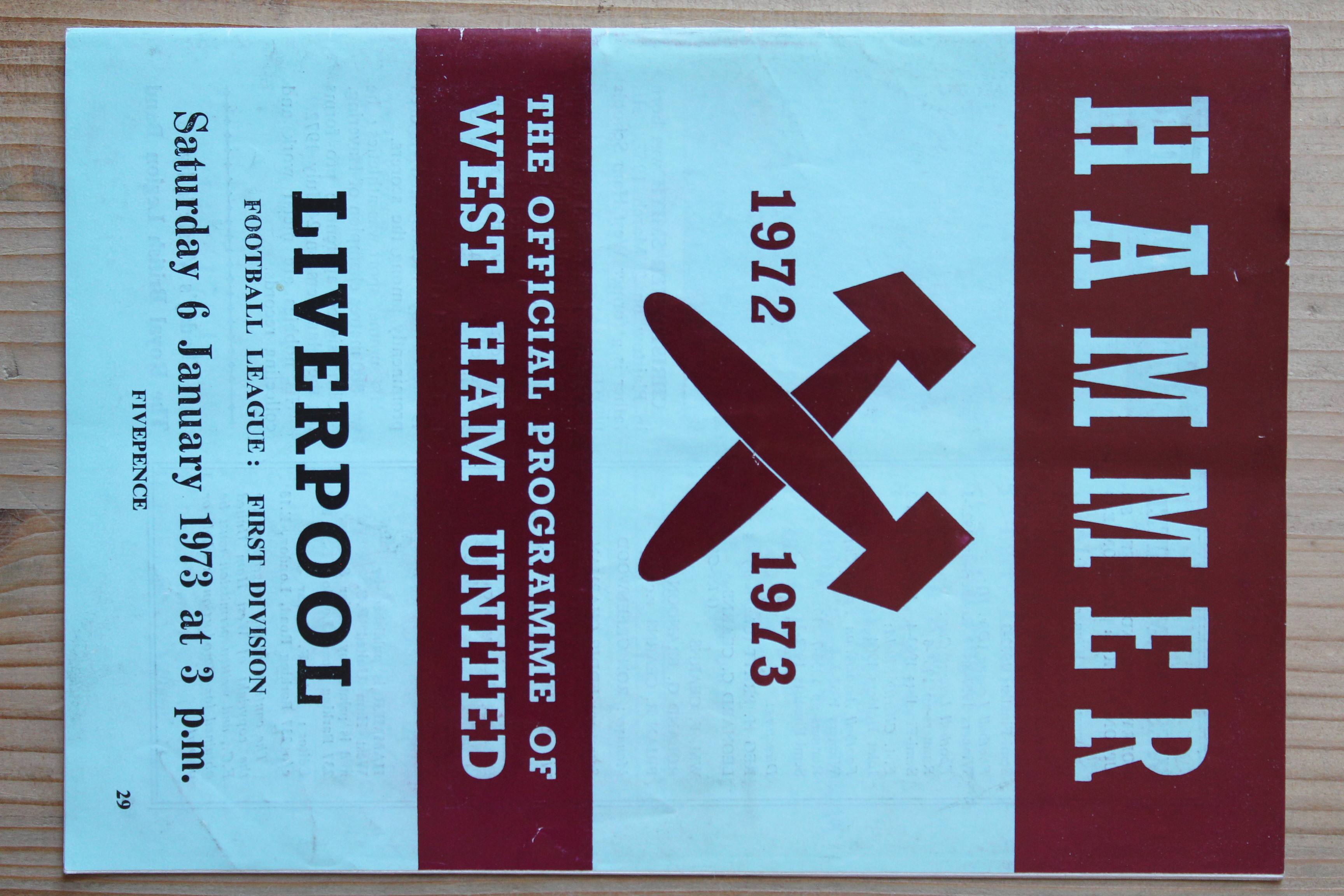 West Ham United FC v Liverpool FC