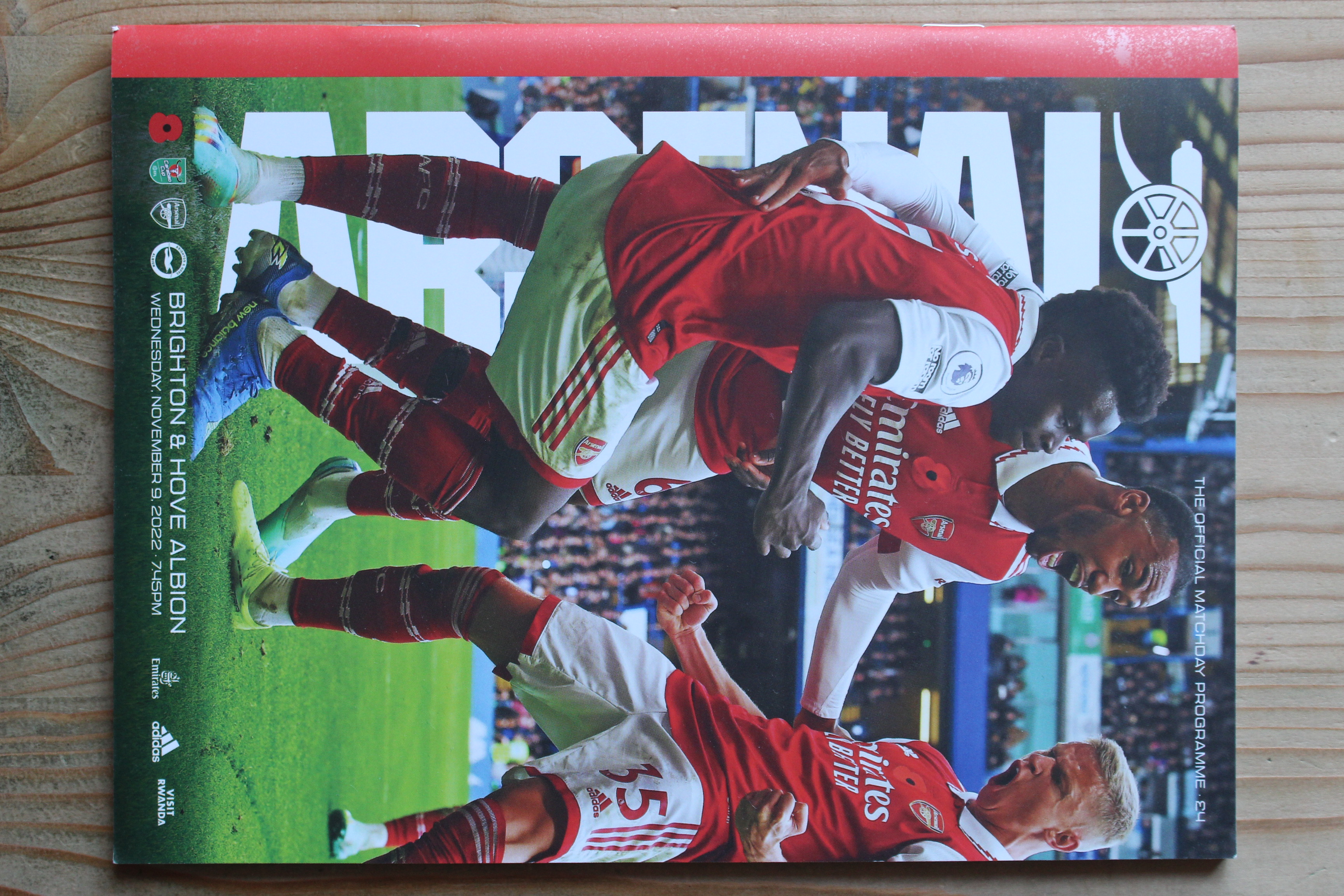Arsenal FC v Brighton & Hove Albion FC