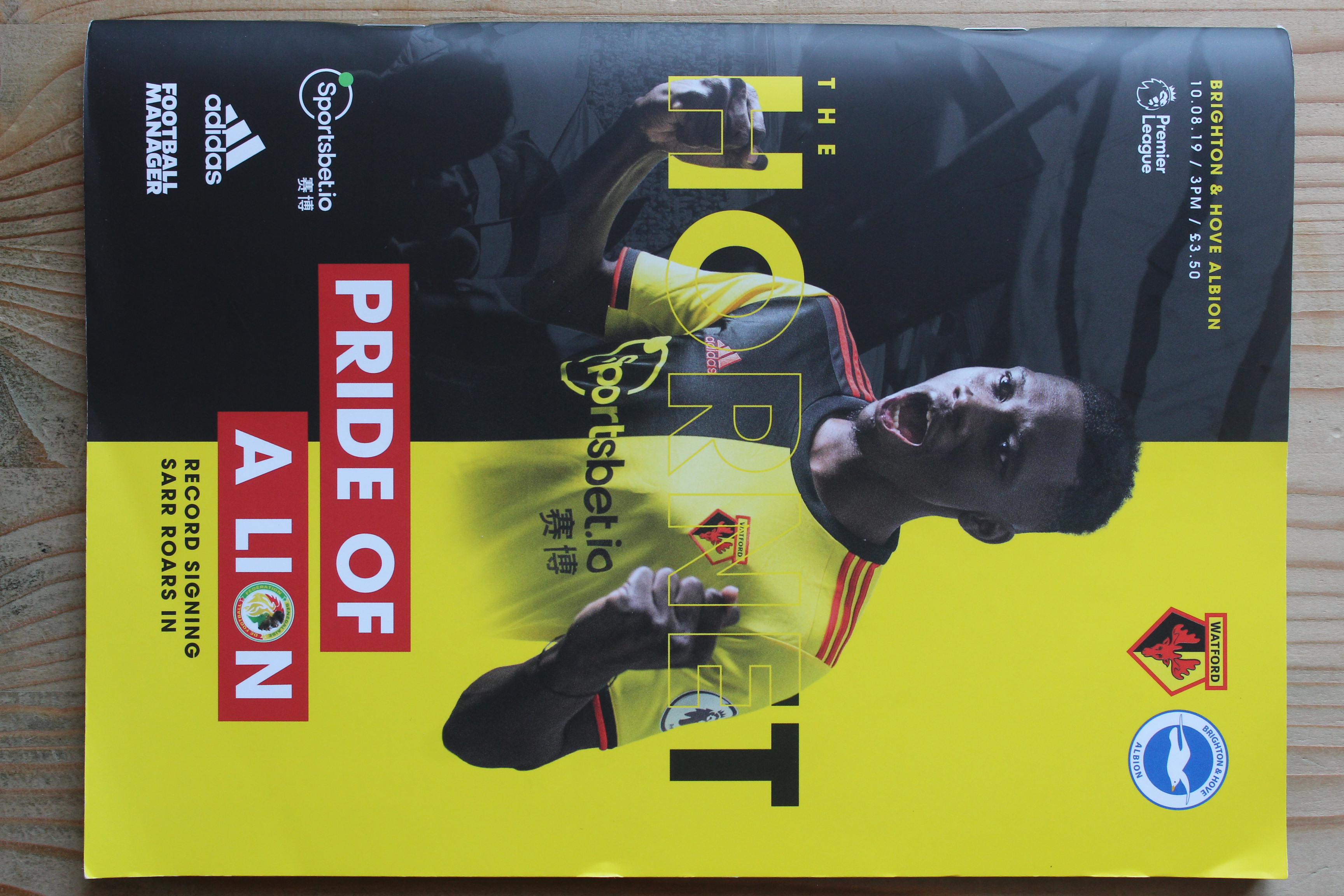 Watford FC v Brighton & Hove Albion FC