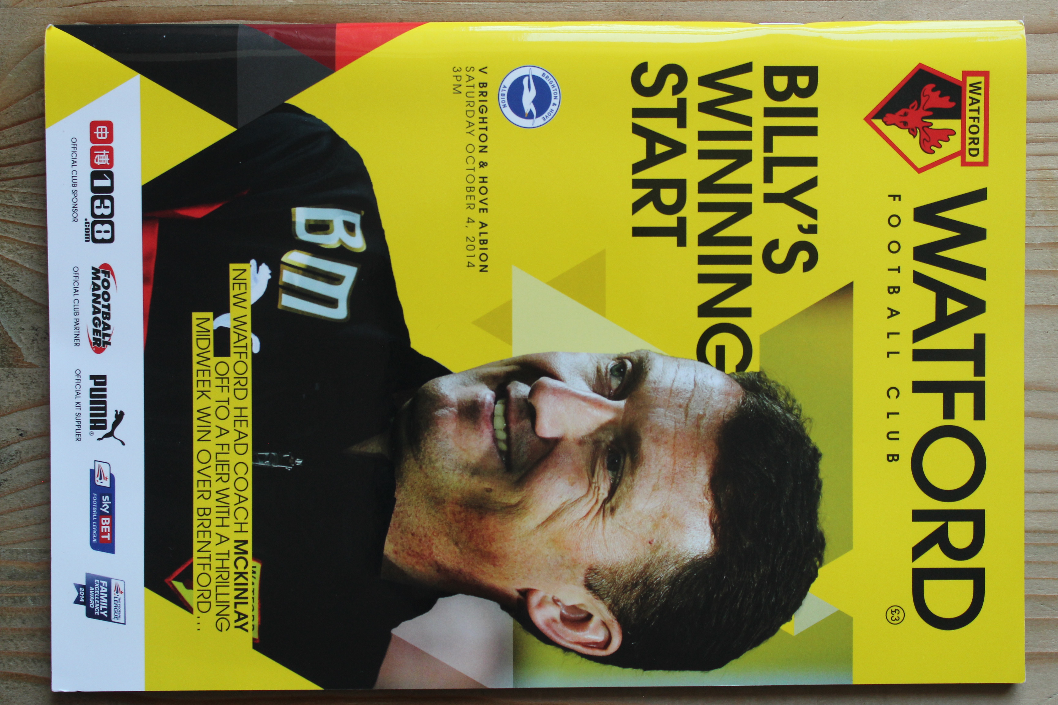 Watford FC v Brighton & Hove Albion FC