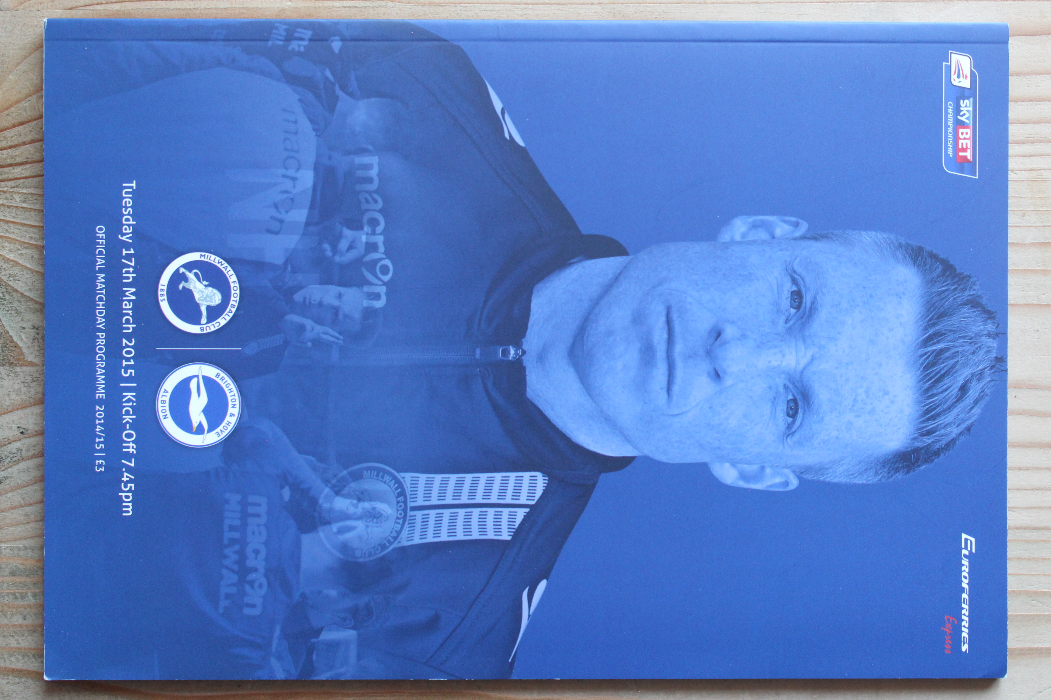 Millwall FC v Brighton & Hove Albion FC