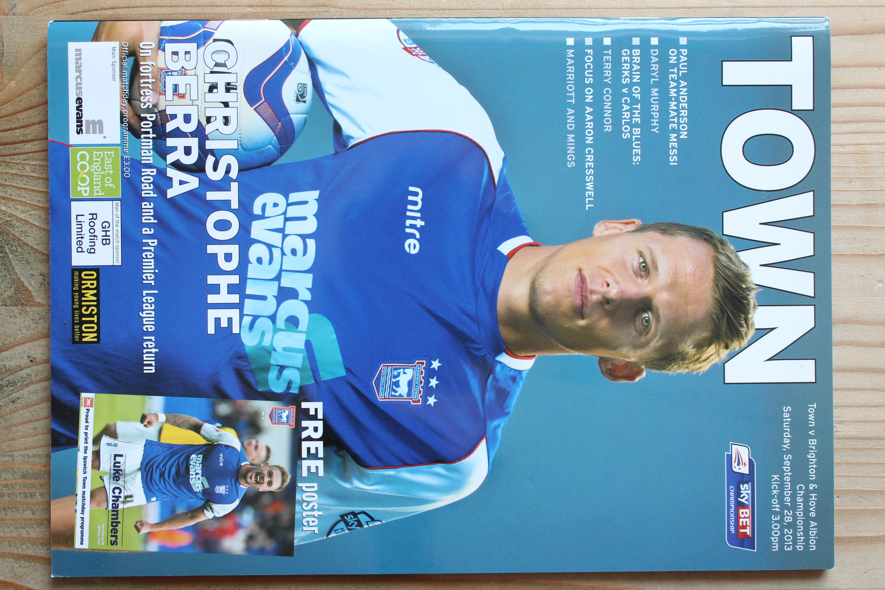 Ipswich Town FC v Brighton & Hove Albion FC