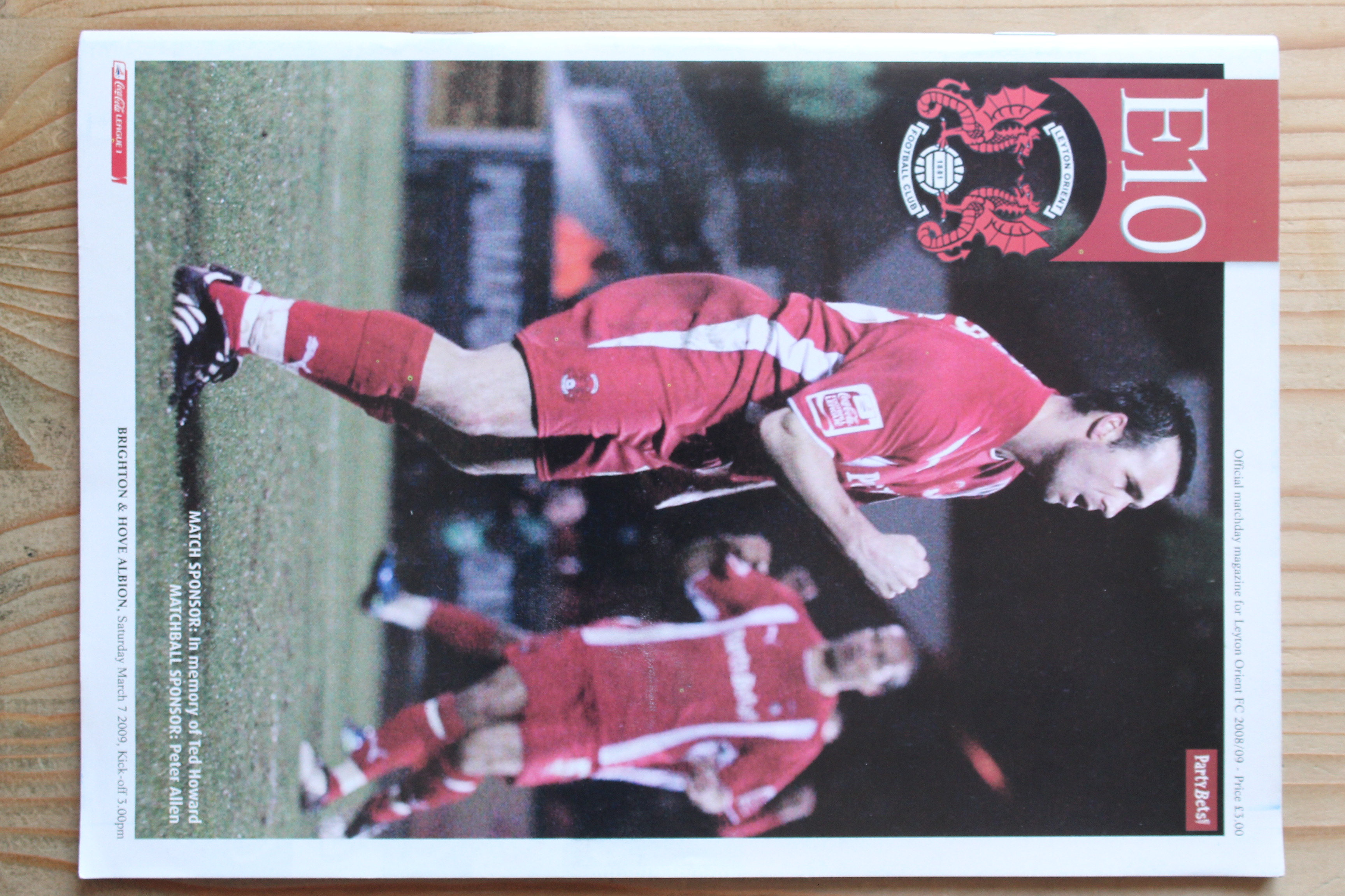 Leyton Orient FC v Brighton & Hove Albion FC