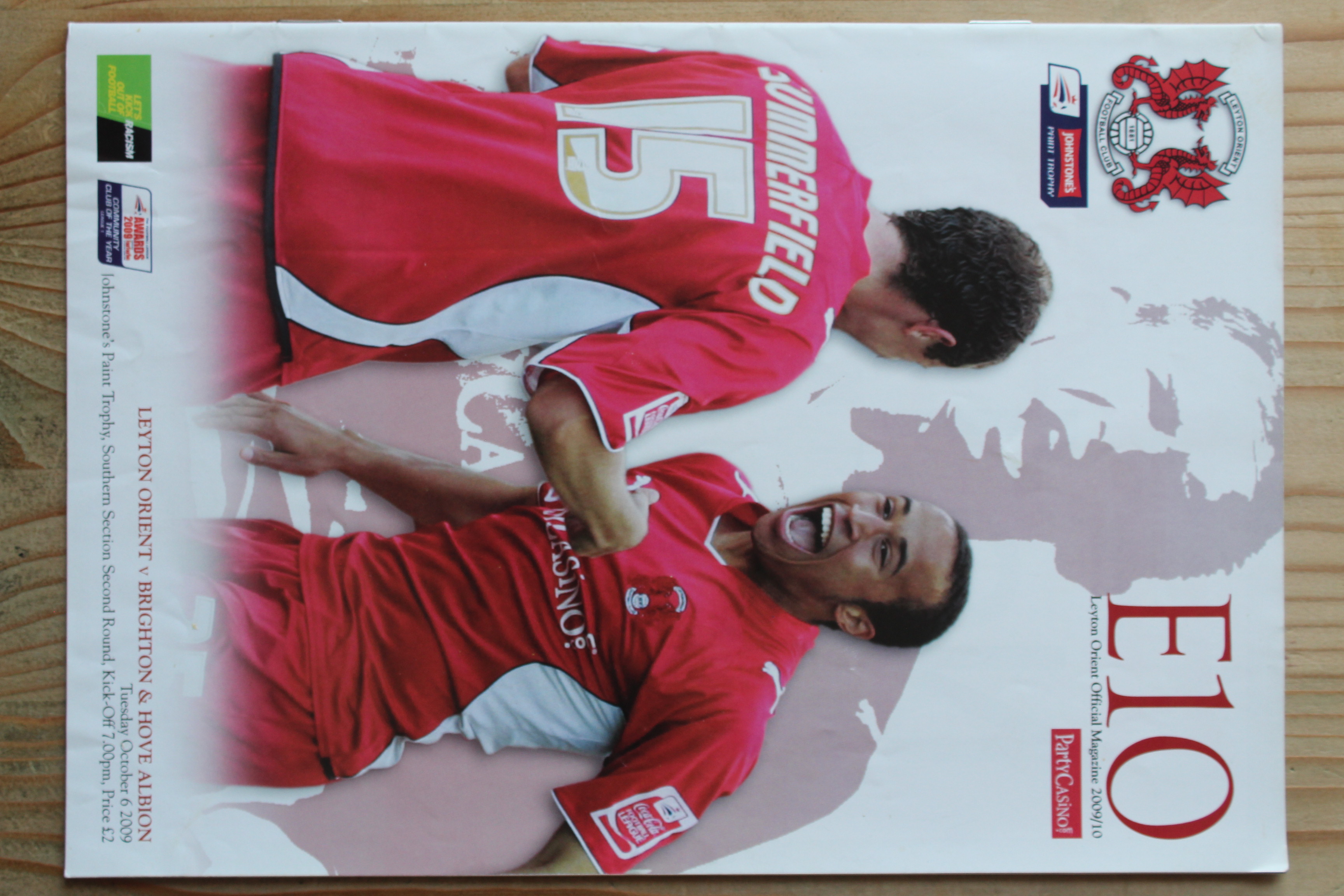 Leyton Orient FC v Brighton & Hove Albion FC