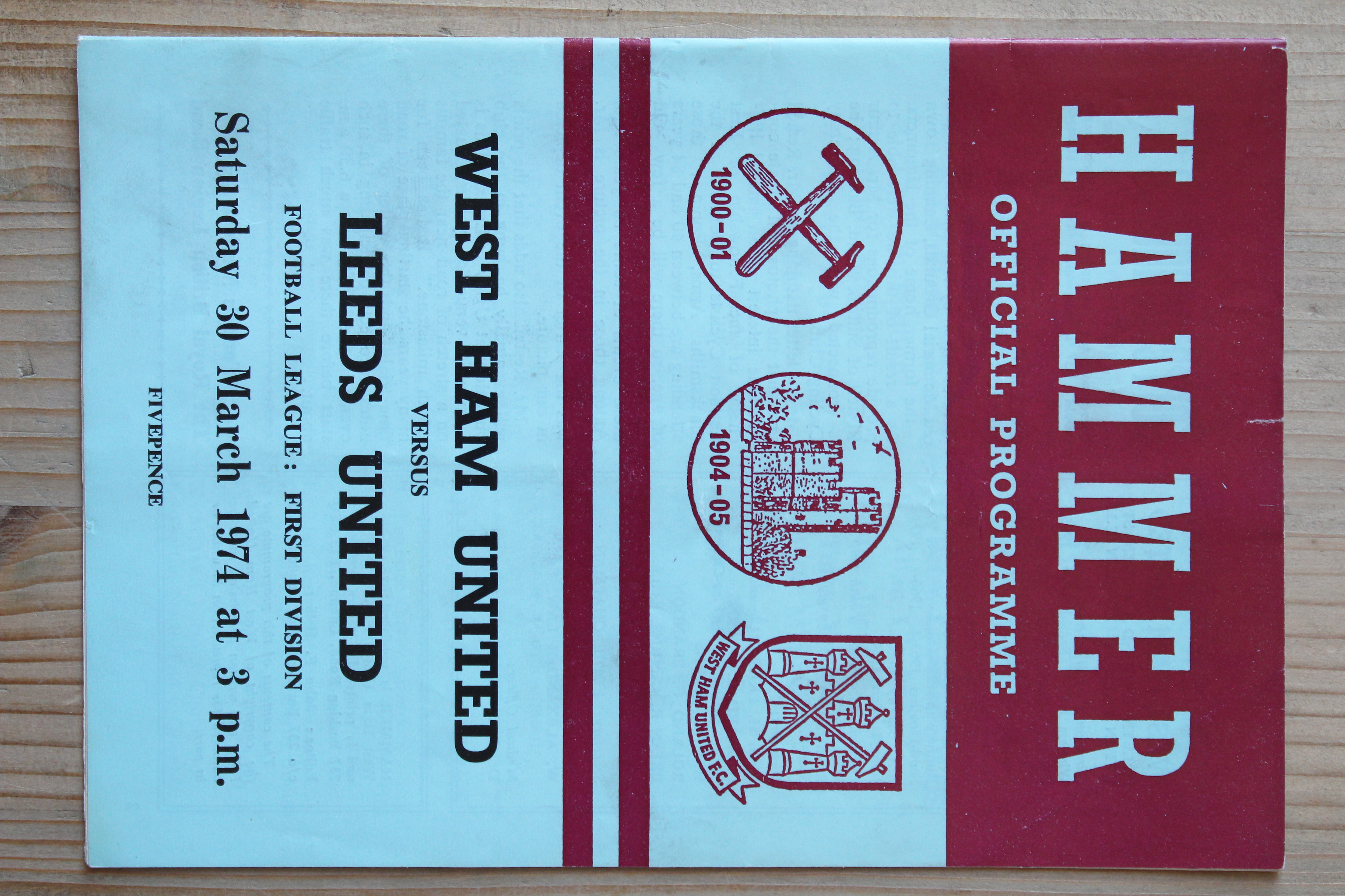 West Ham United FC v Leeds United FC