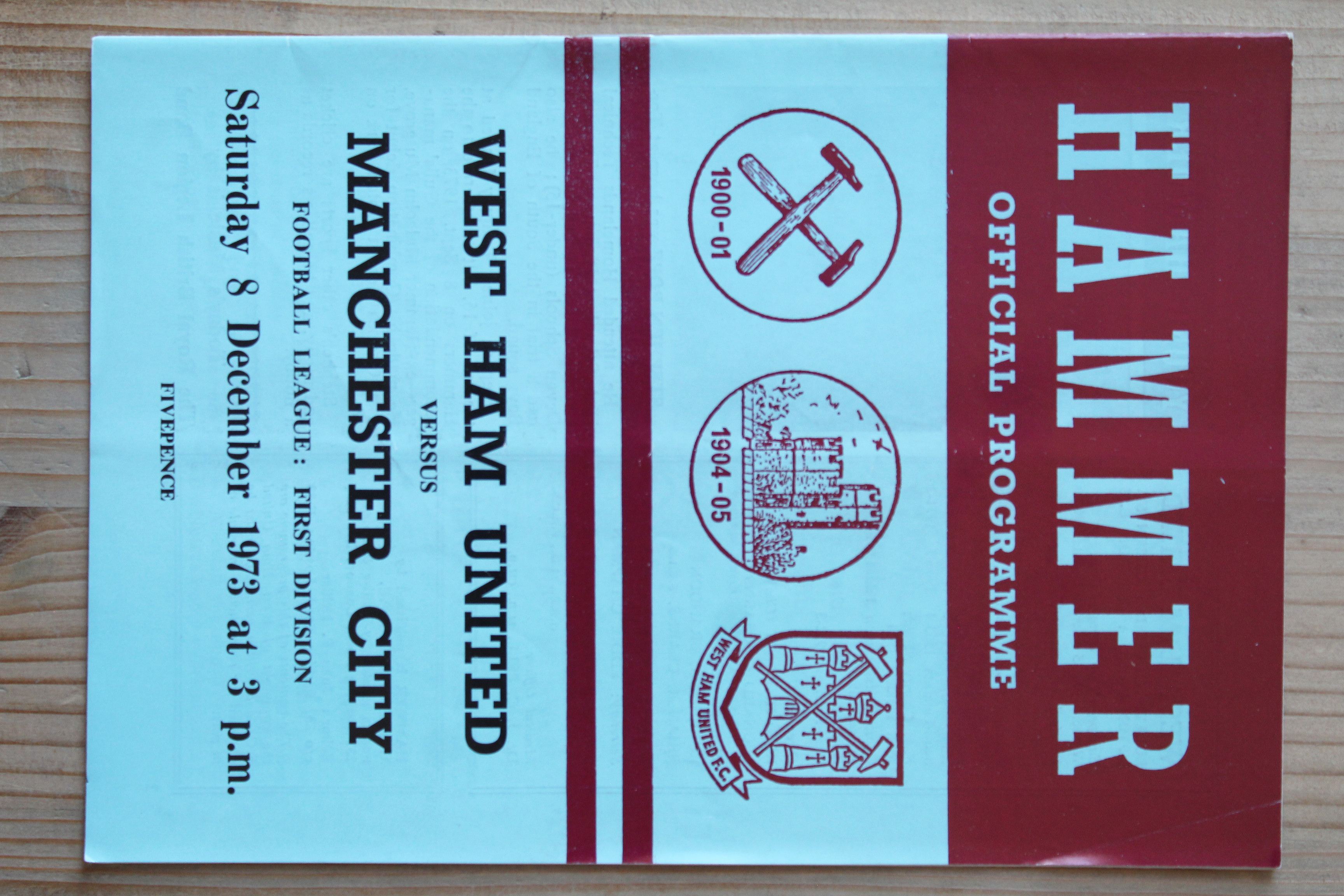 West Ham United FC v Manchester City FC