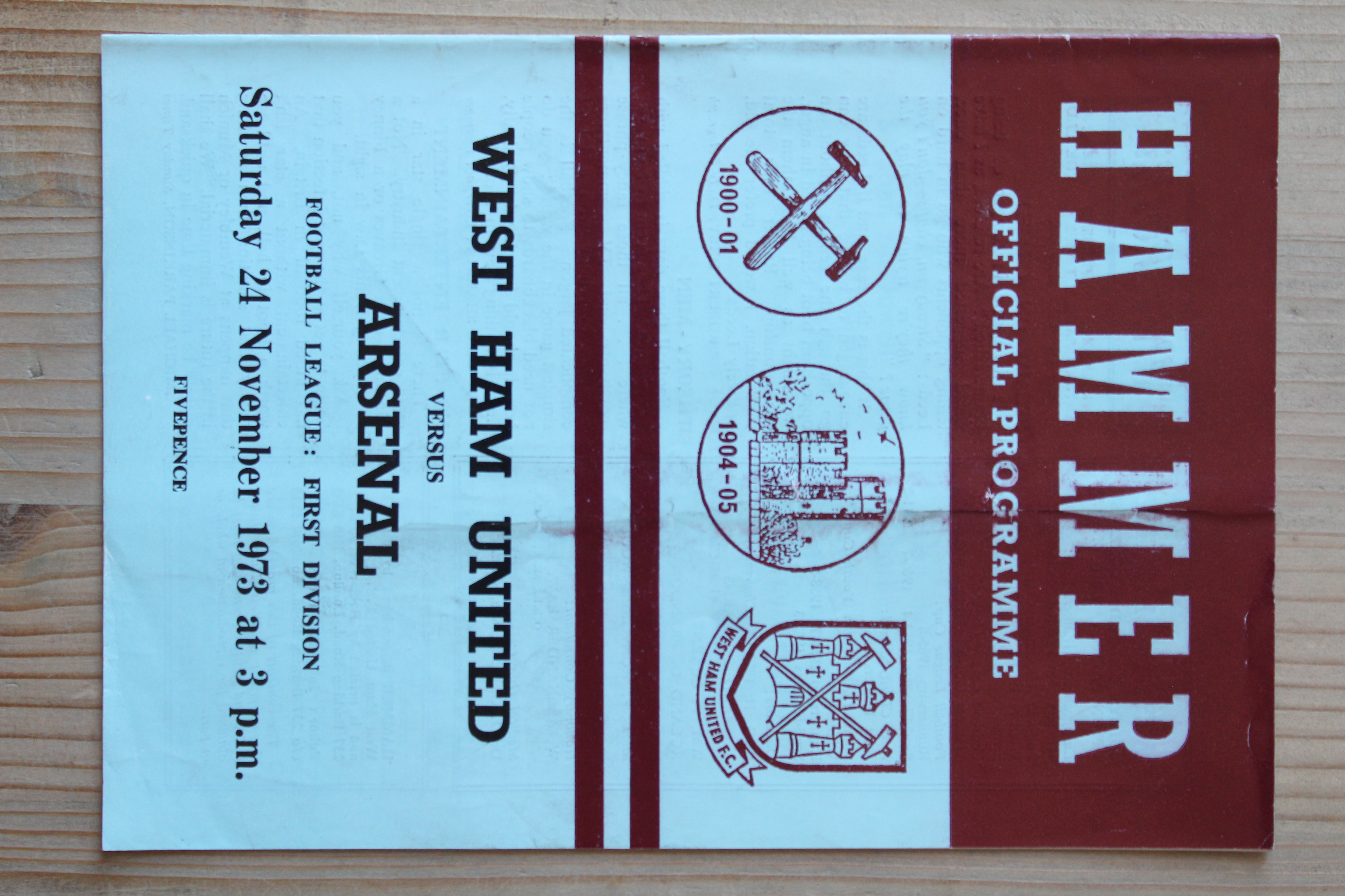 West Ham United FC v Arsenal FC