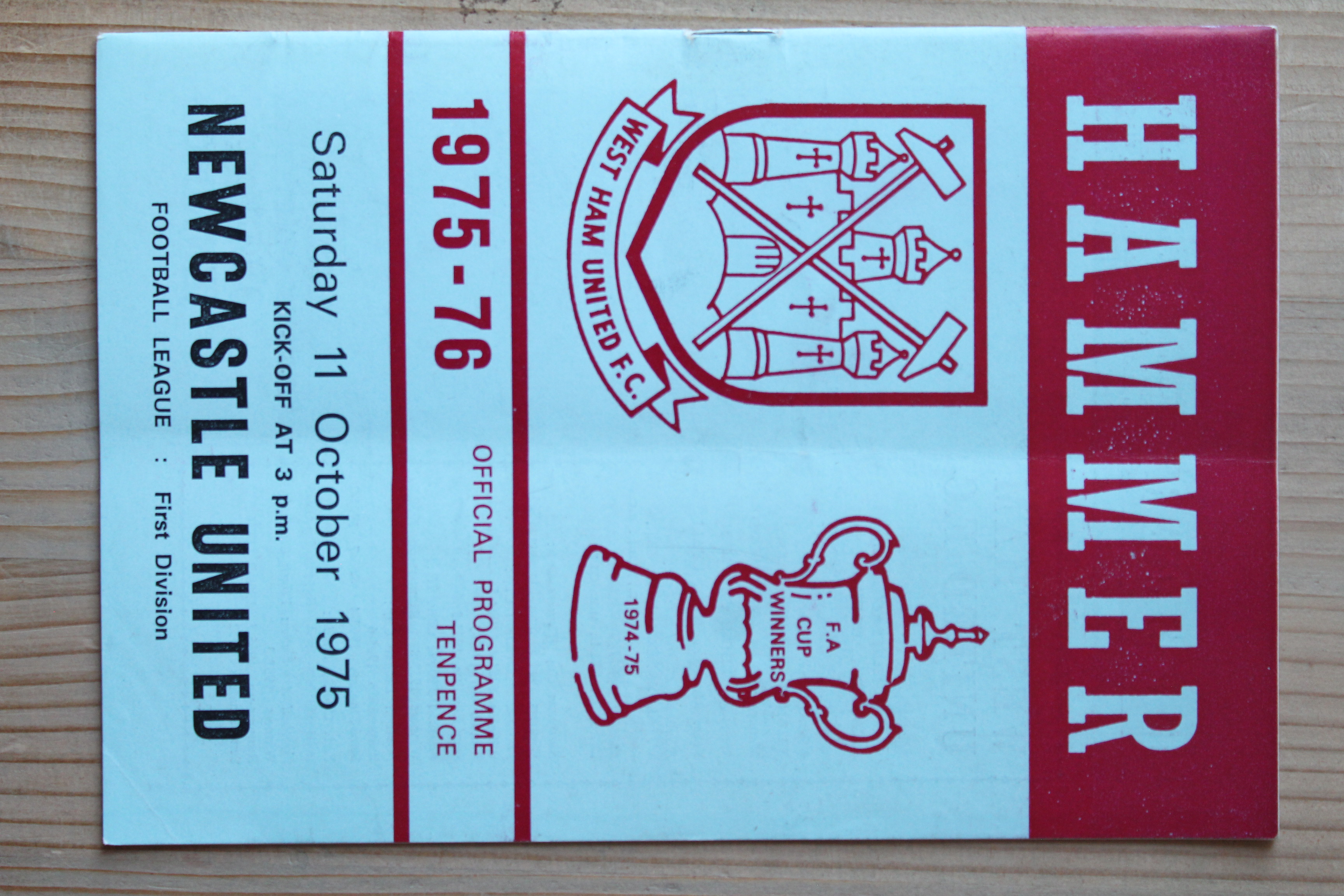 West Ham United FC v Newcastle United FC