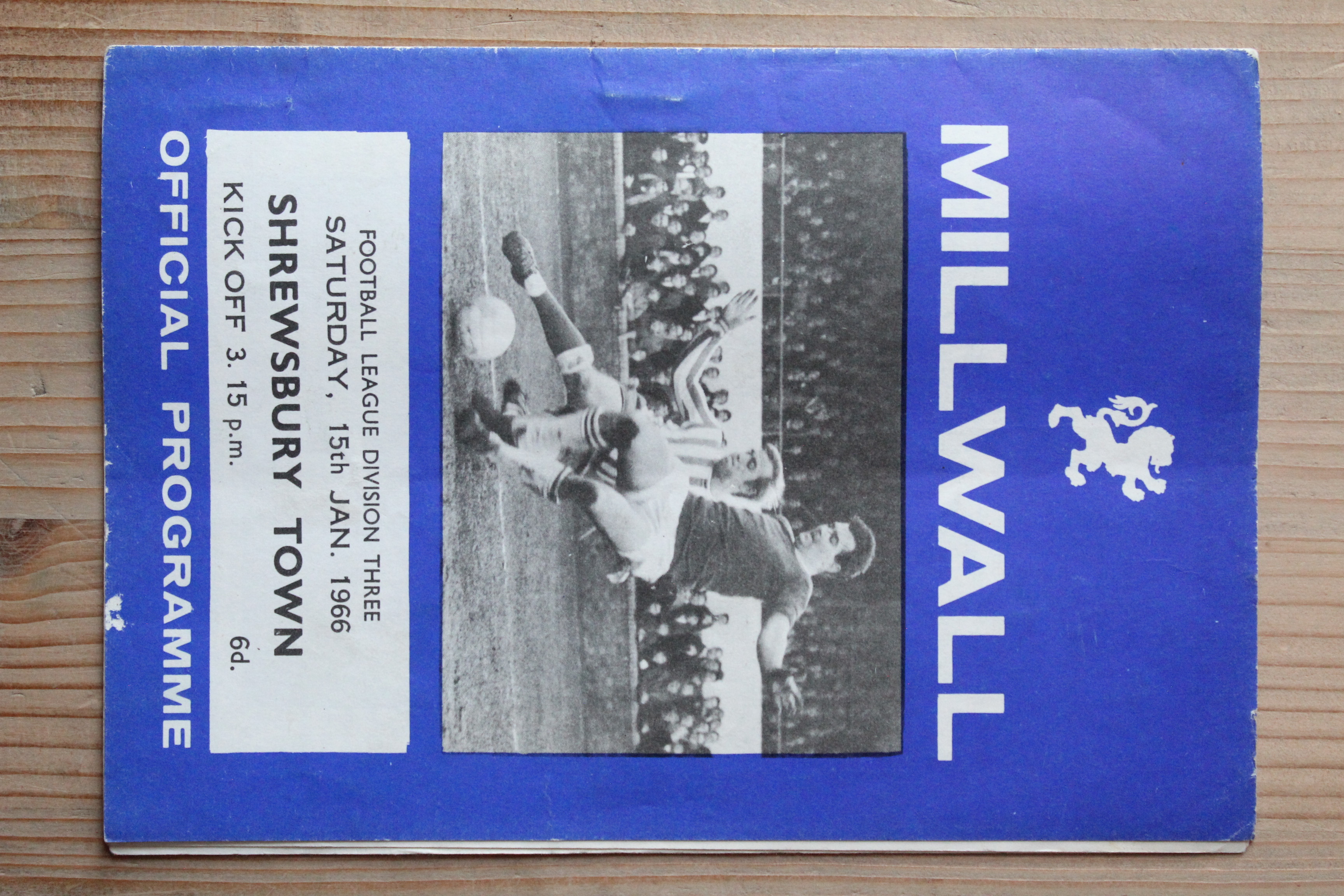 Millwall FC v Shrewsbury Town FC