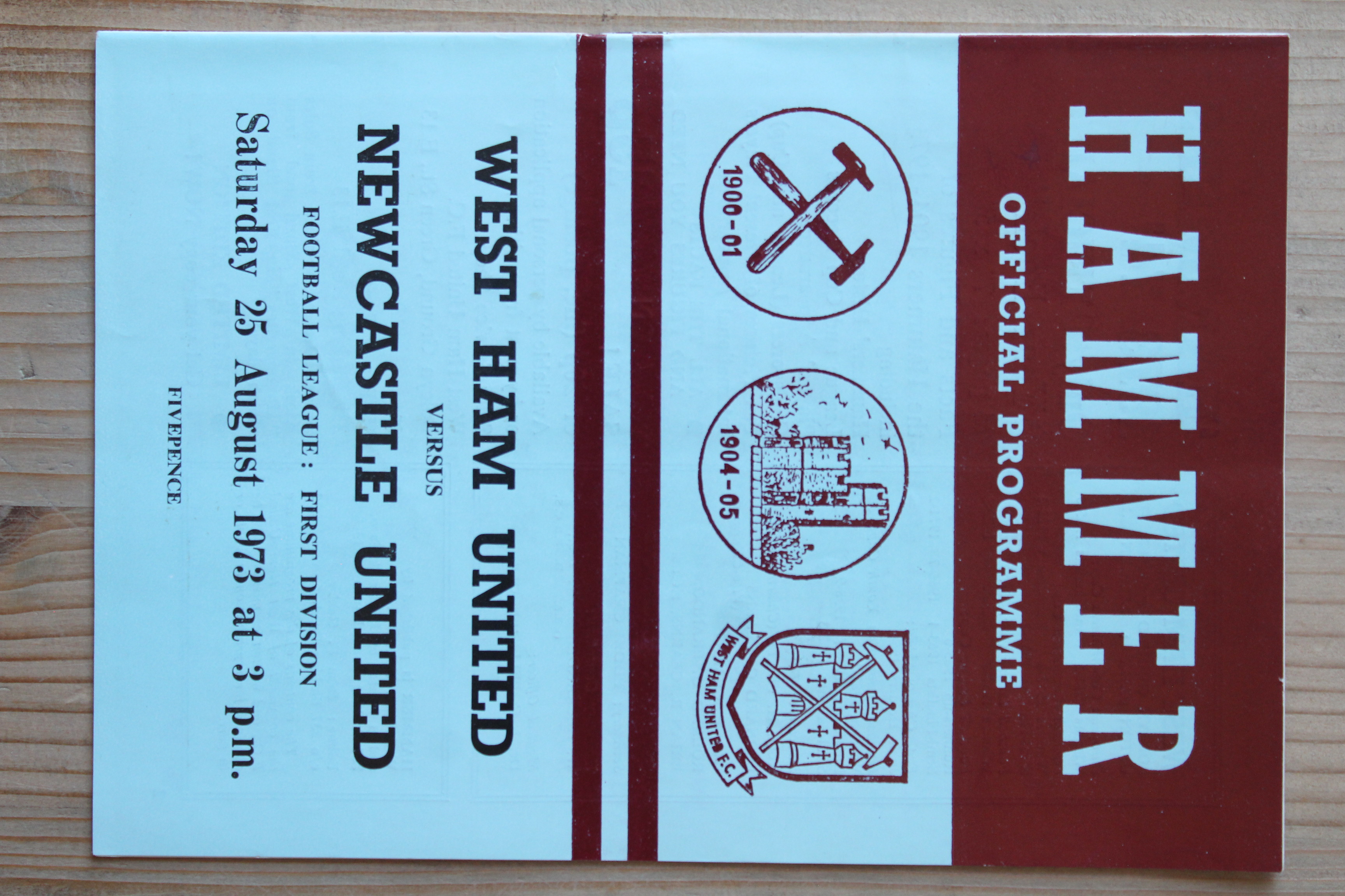 West Ham United FC v Newcastle United FC