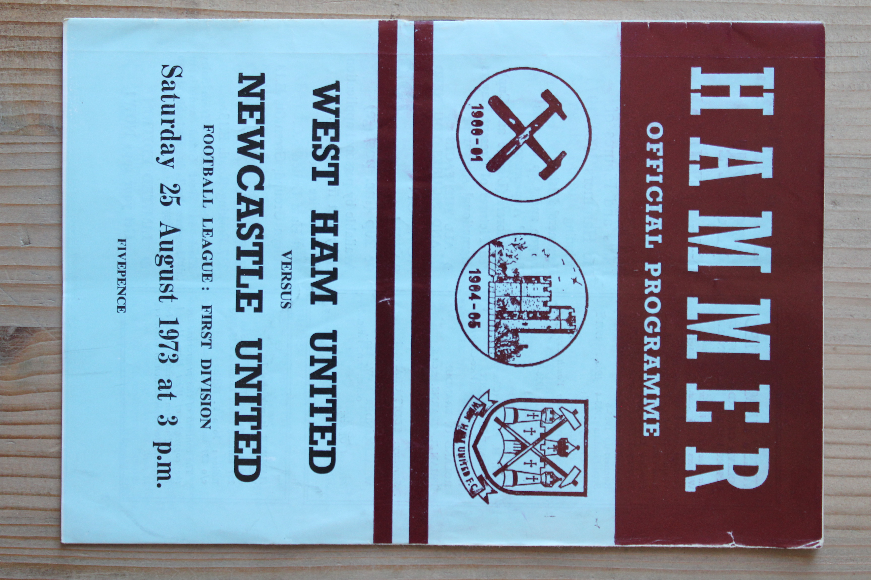 West Ham United FC v Newcastle United FC