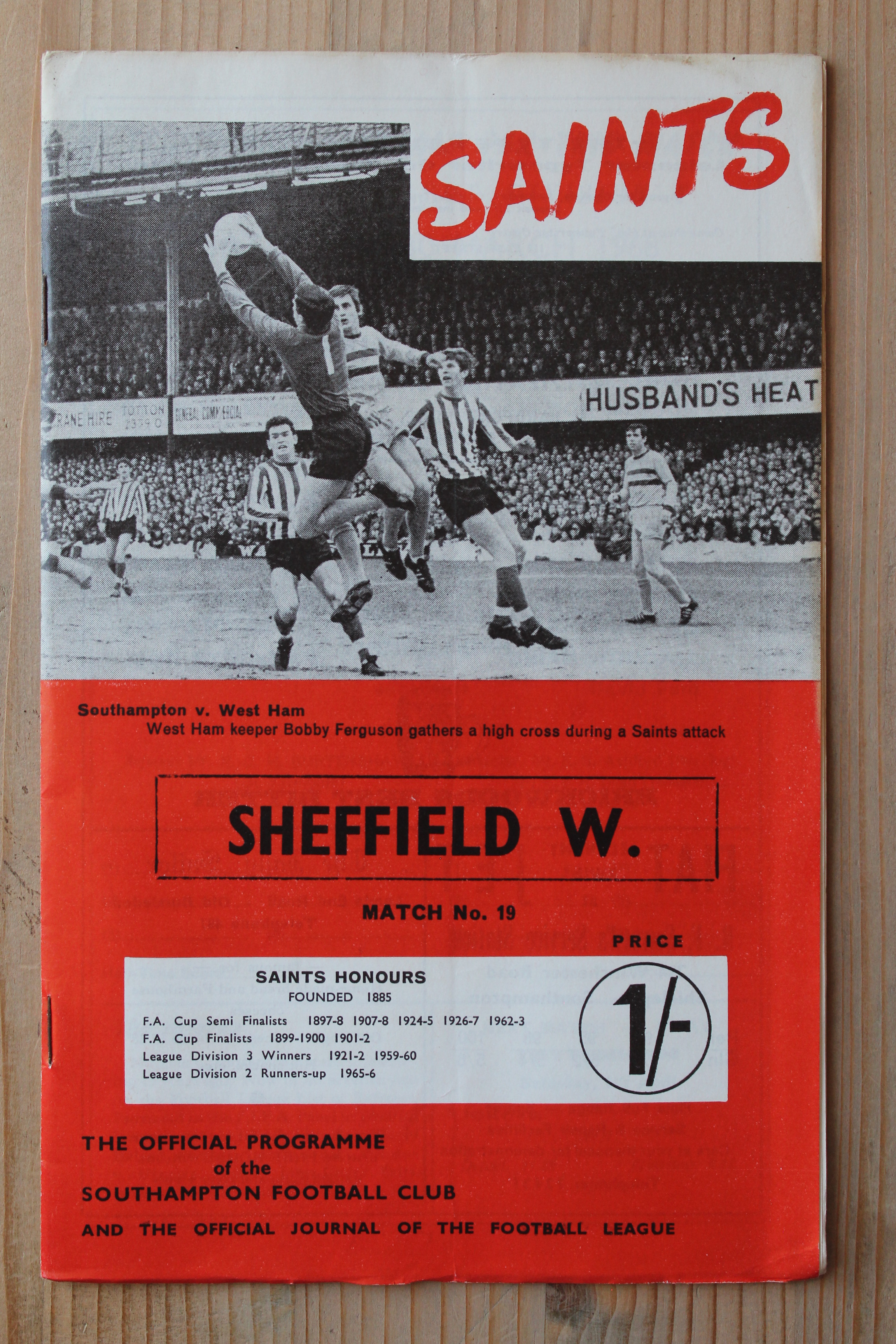 Southampton FC v Sheffield Wednesday FC 
