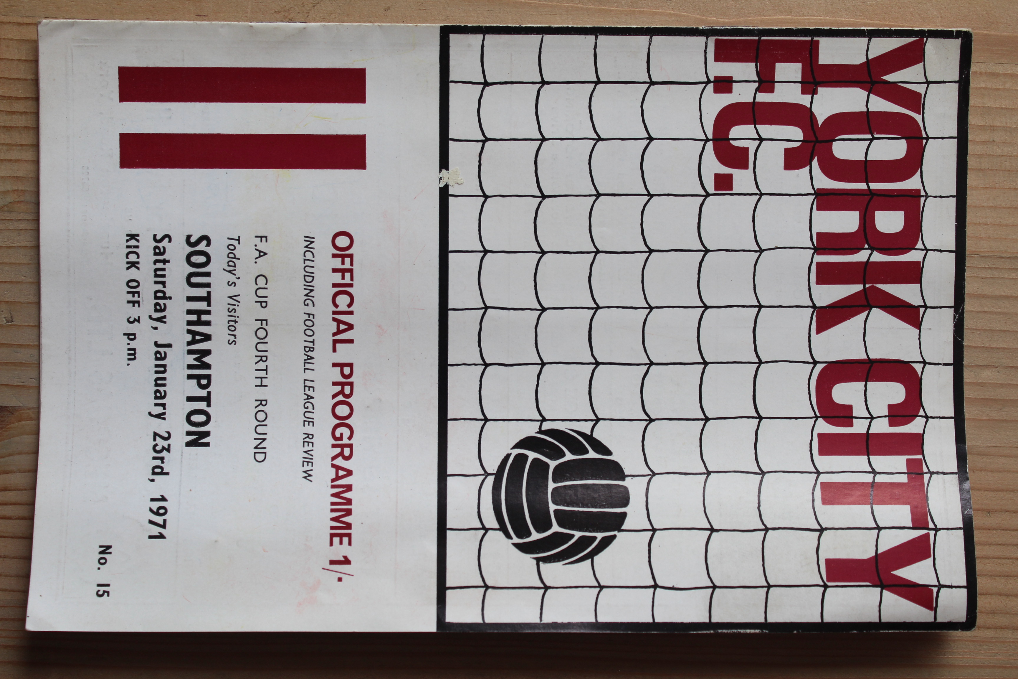 York City FC v Southampton FC