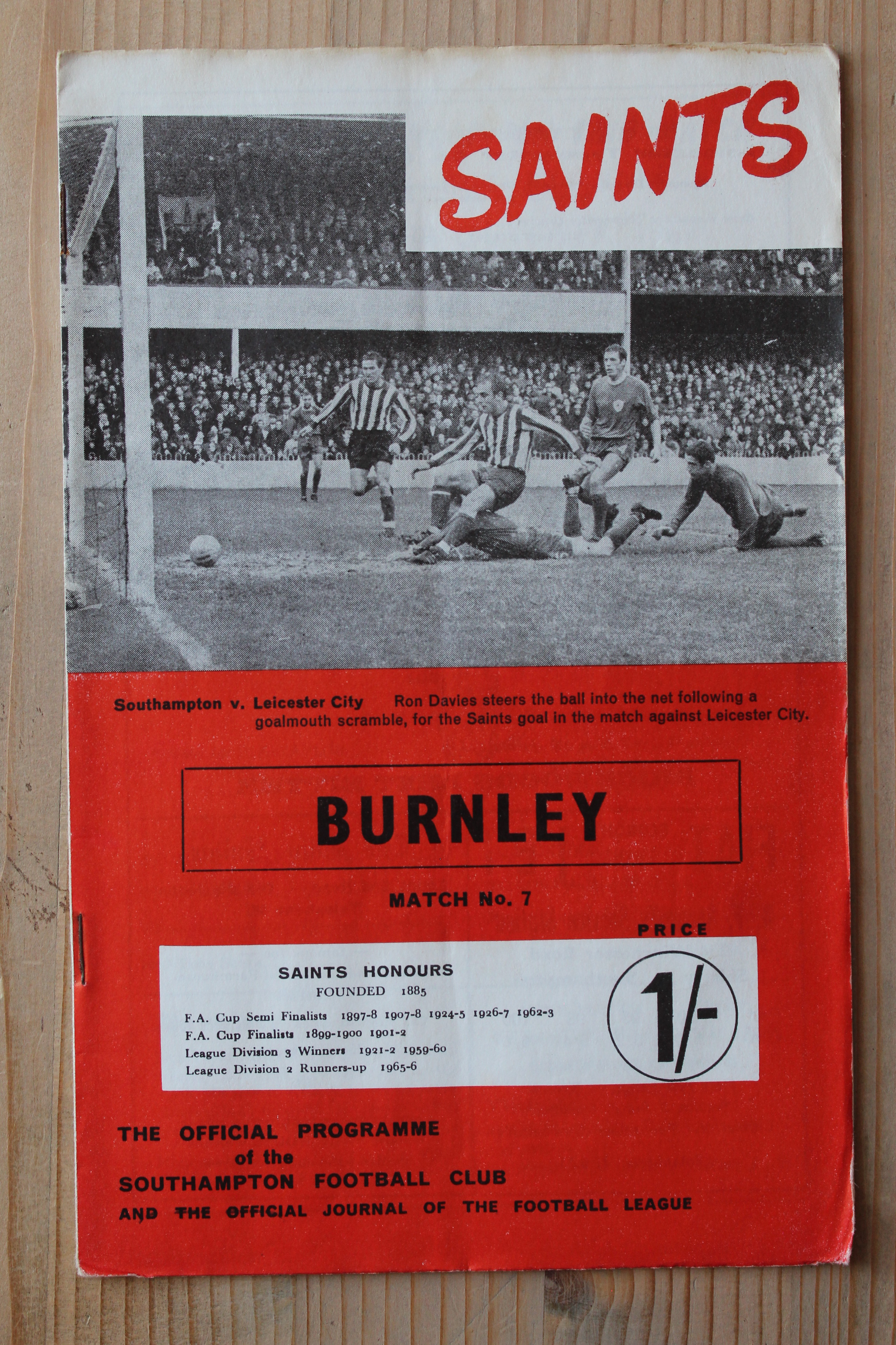 Southampton FC v Burnley FC