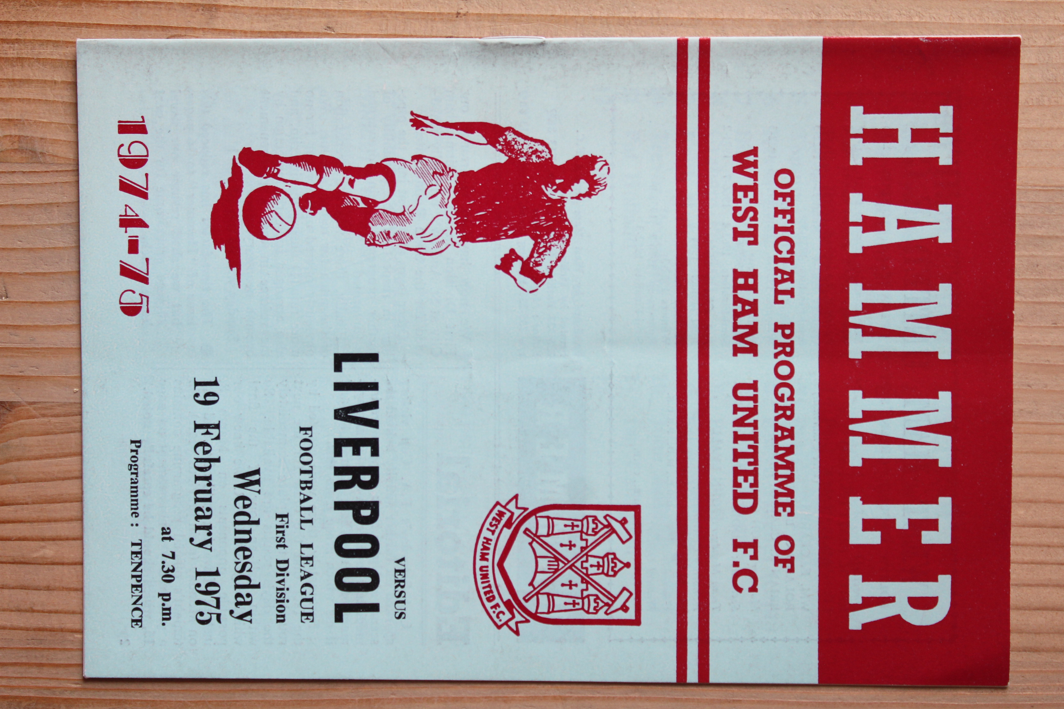 West Ham United FC v Liverpool FC