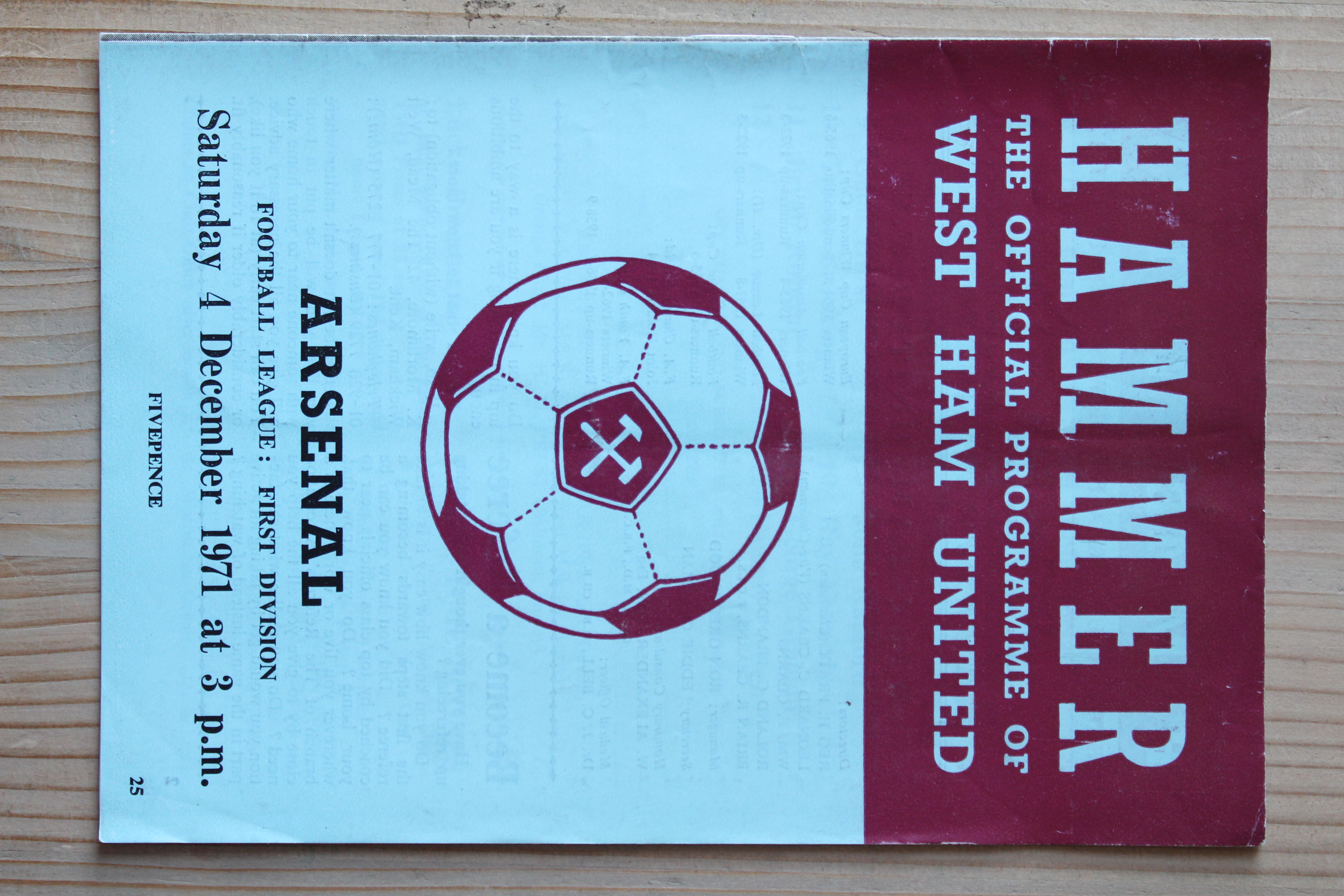 West Ham United FC v Arsenal FC