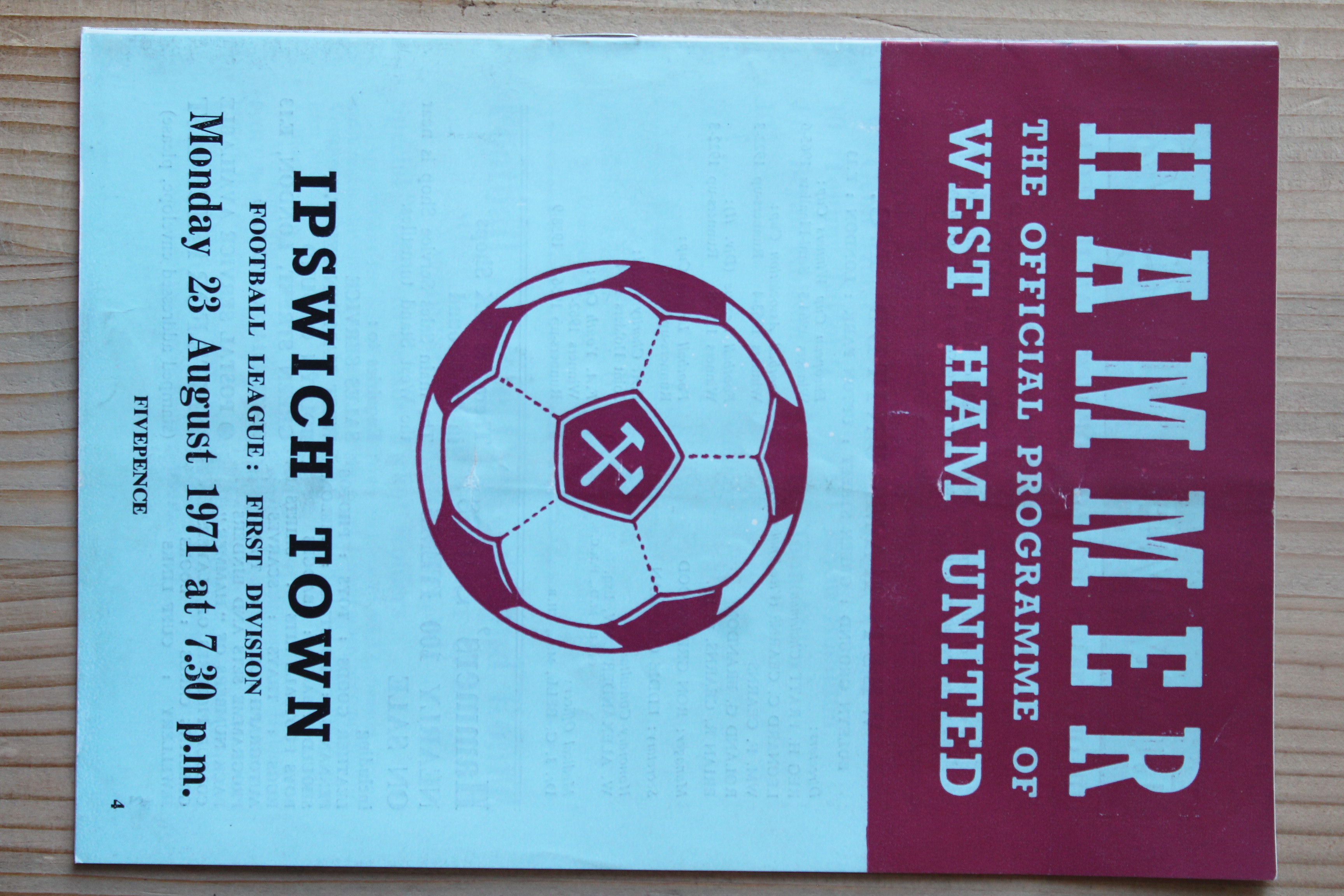 West Ham United FC v Ipswich Town FC