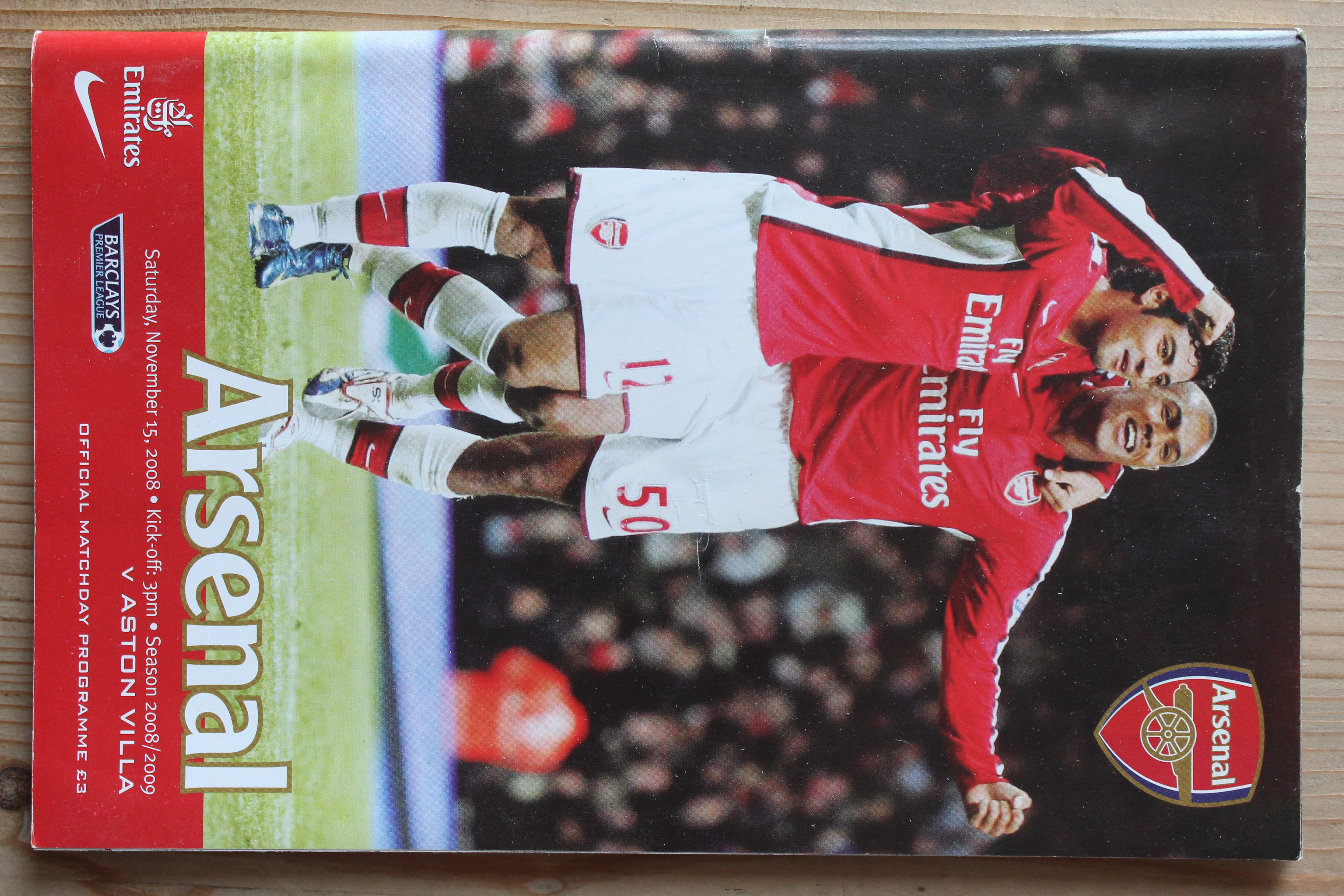 Arsenal FC v Aston Villa FC