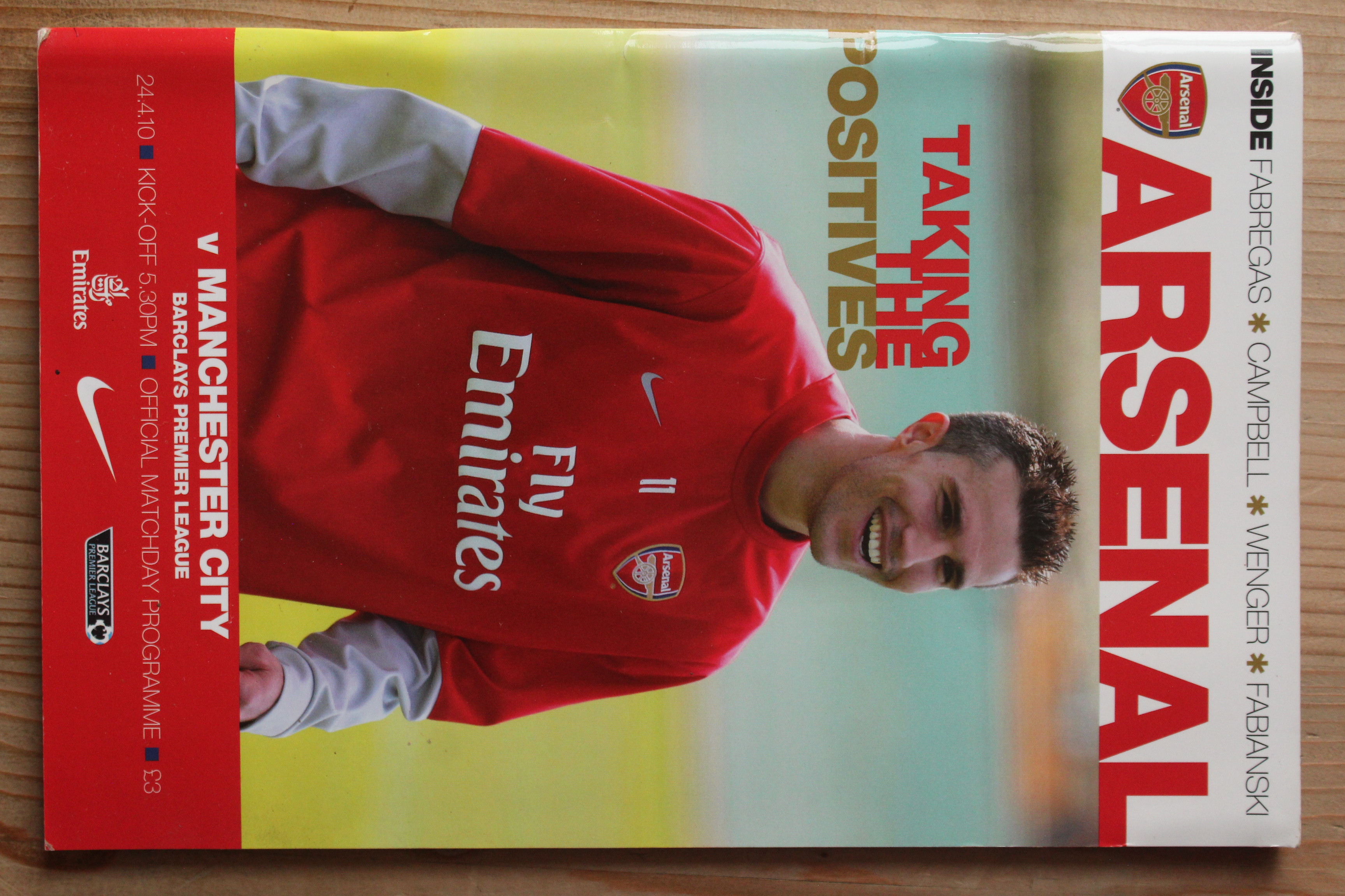 Arsenal FC v Manchester City FC