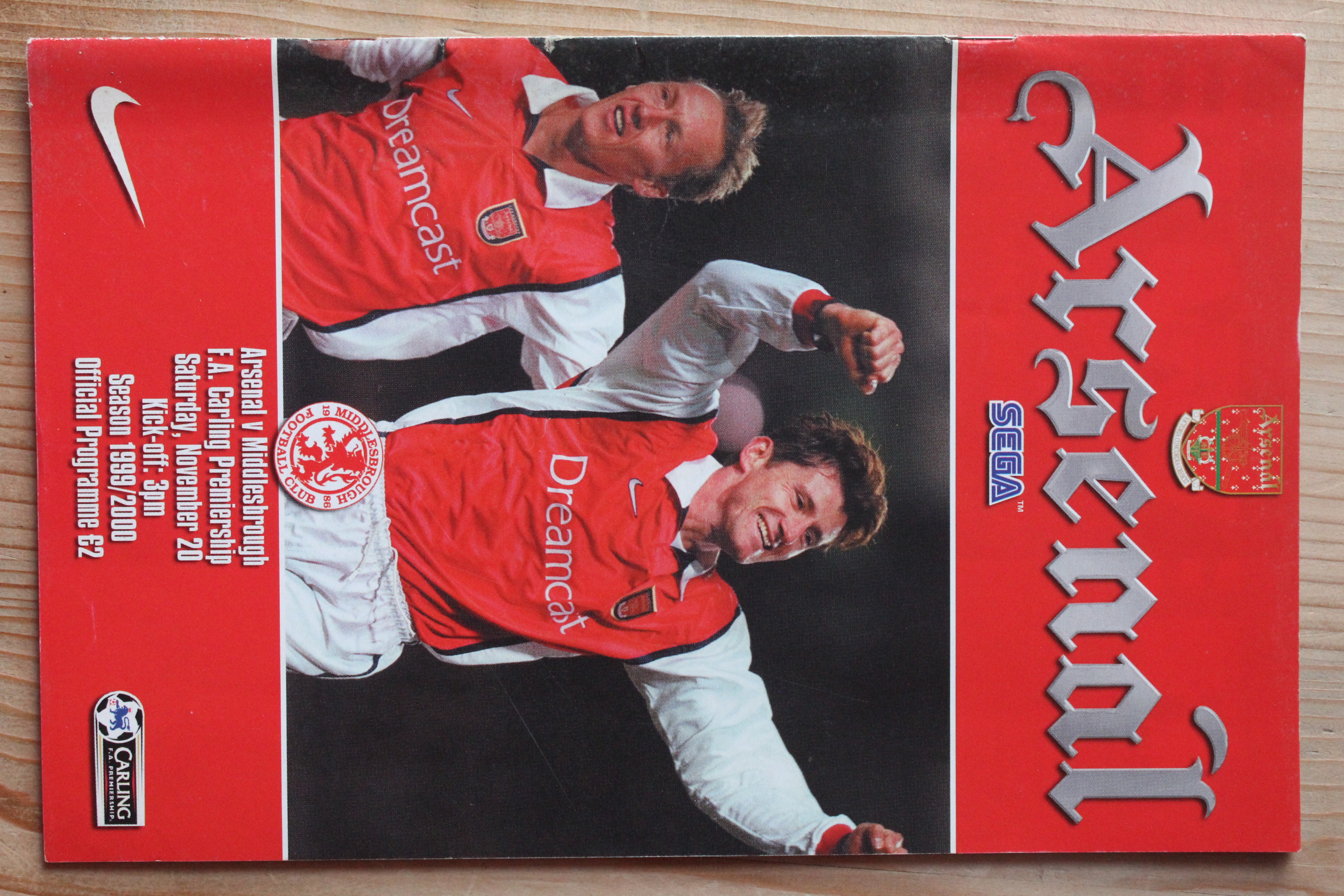 Arsenal FC v Middlesbrough FC